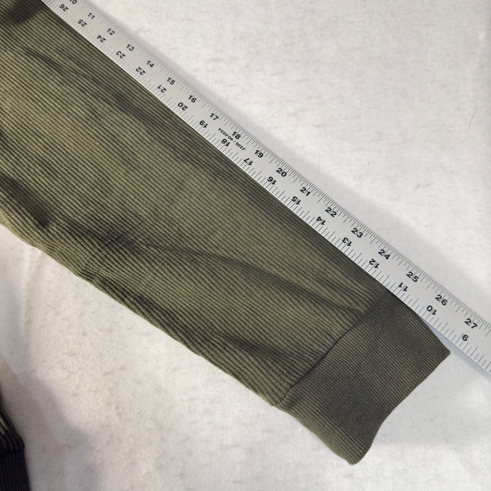 Other Coofandy Men XL Ribbed Hoodie Olive Green Pullover Casual Size US XXL / EU 58 / 5 - 9 Thumbnail