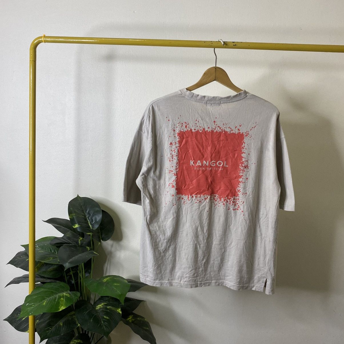 Kangol Y2K Kangol Back Box Logo T Shirt Size US L / EU 52-54 / 3 - 1 Thumbnail