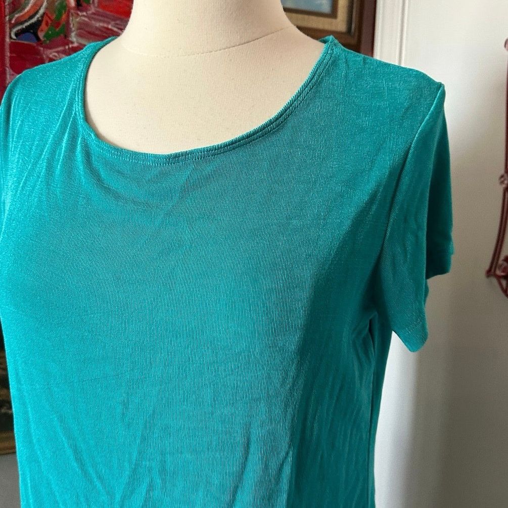 Other white stag blue green stretch shirt Size M / US 6-8 / IT 42-44 - 2 Thumbnail