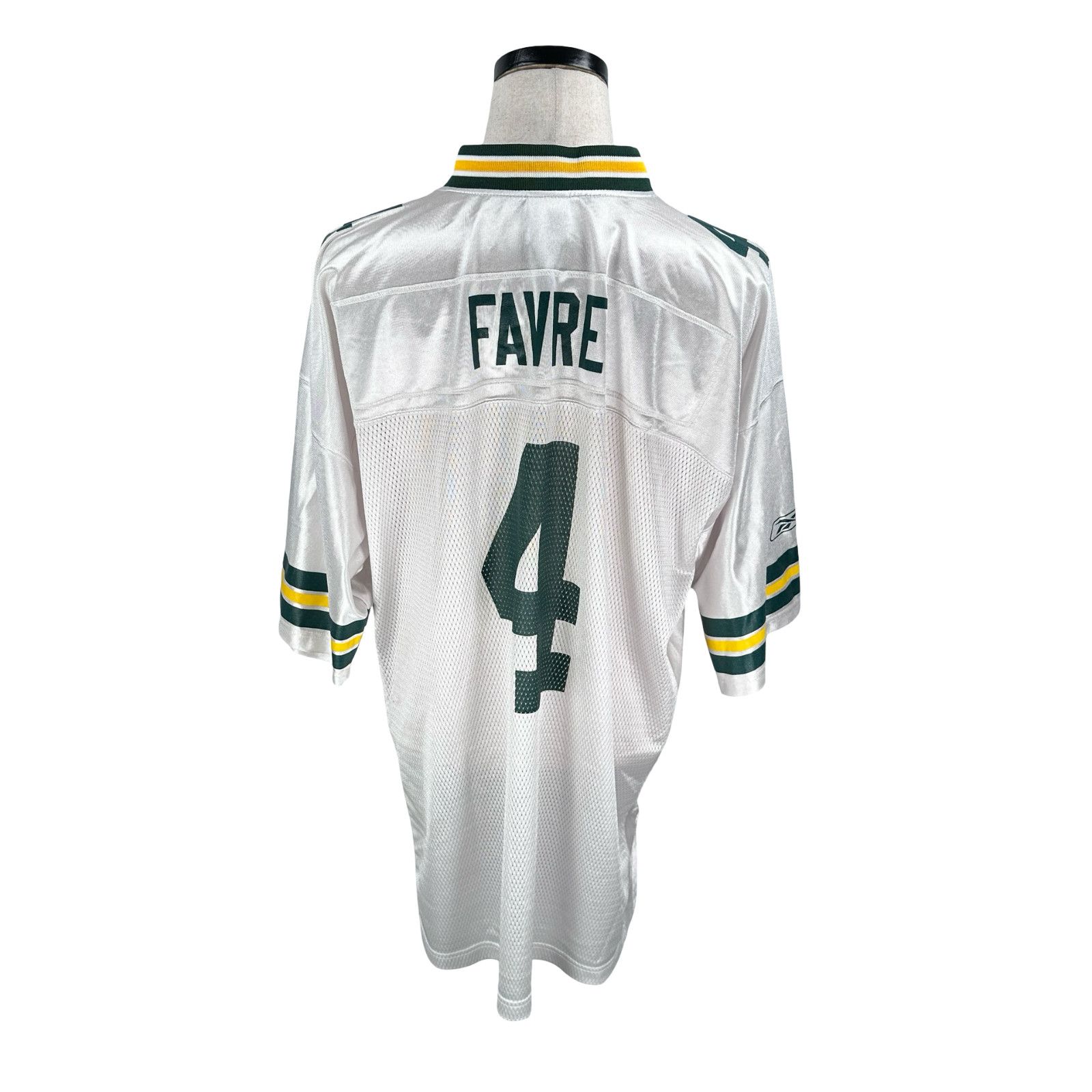 Reebok Vintage Reebok NFL Packers Brett Favre 4 Jersey Men XL White Size US XL / EU 56 / 4 - 3 Thumbnail