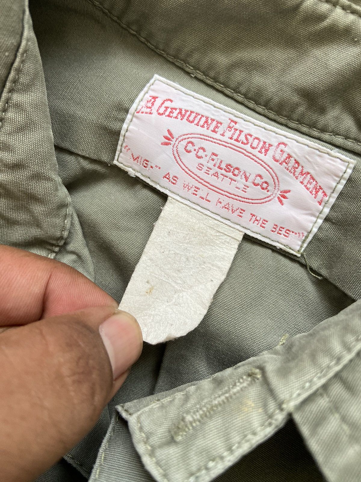Filson × Vintage Vintage Filson Military Shirt Size US S / EU 44-46 / 1 - 2 Thumbnail