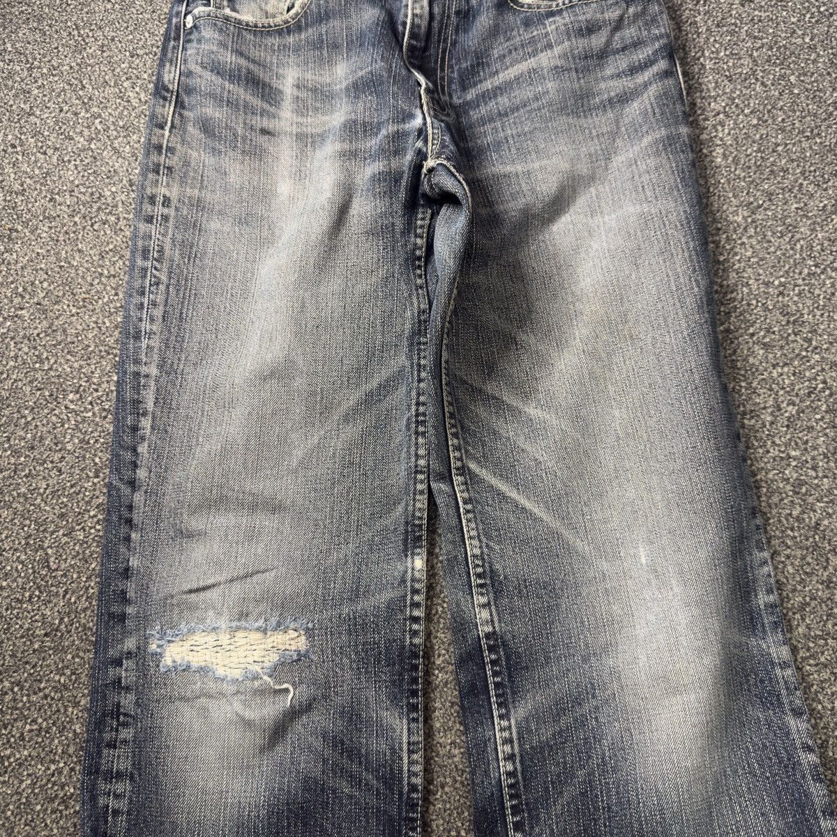 Seditionaries Vintage 90s Levis 502 Tough Distressed Denim W30 Size US 30 / EU 46 - 7 Thumbnail