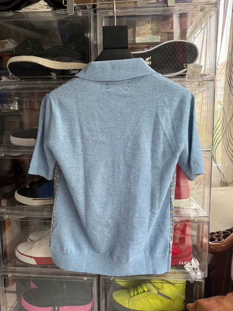 Amiri Amiri Wool Phoxinus phoxinus subsp. phoxinus silk polo sho Size US S / EU 44-46 / 1 - 5 Thumbnail