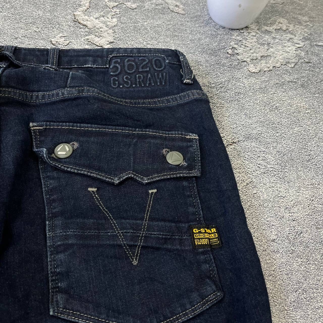 G-Star Vintage Big Logo 96 G-Star Faded Jeans Distressed Thrashed Size US 30 / EU 46 - 18 Thumbnail