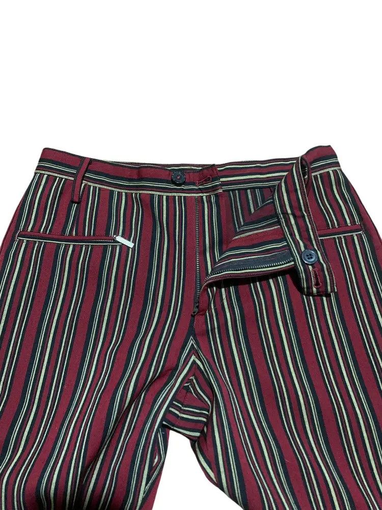 Marithe + Francois Girbaud Vintage Marithe Francois Girbaud striped flare pants Size 30" / US 8 / IT 44 - 7 Thumbnail