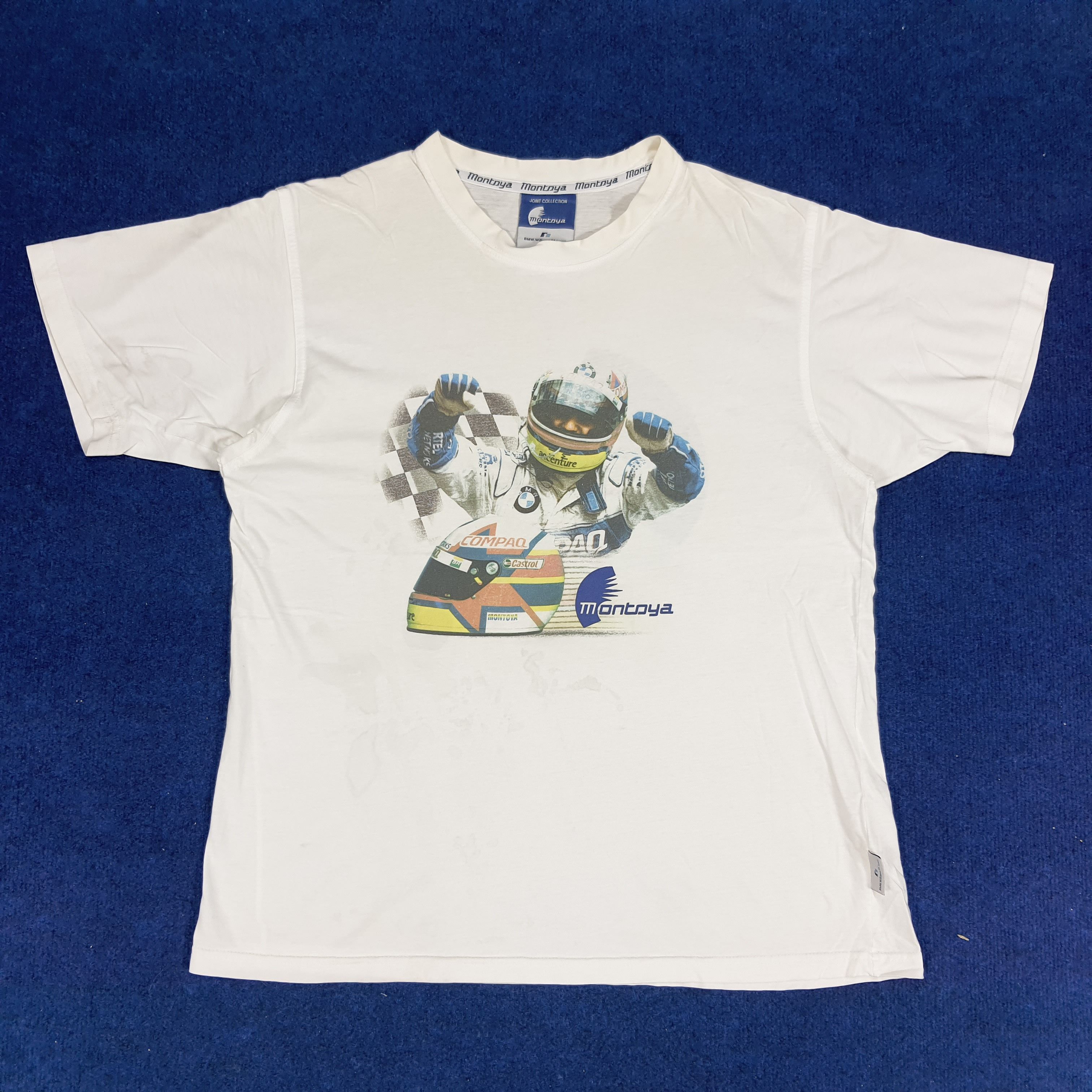 BMW × Vintage Vintage BMW Williams F1 Team Montoya Motorsports Tshirt Size US L / EU 52-54 / 3 - 1 Thumbnail