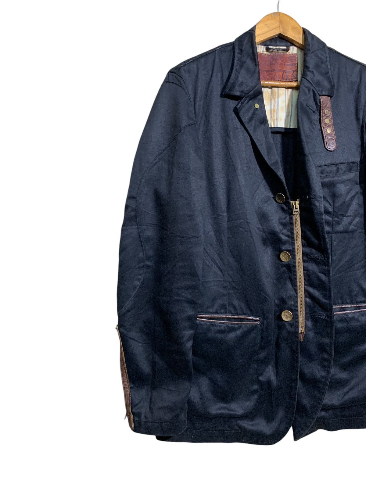 ANACHRONORM × Hiroshi Fujiwara 🔥ANACHRONORM LEATHER PARTS NEWTYPE JACKETS Size US M / EU 48-50 / 2 - 2 Thumbnail