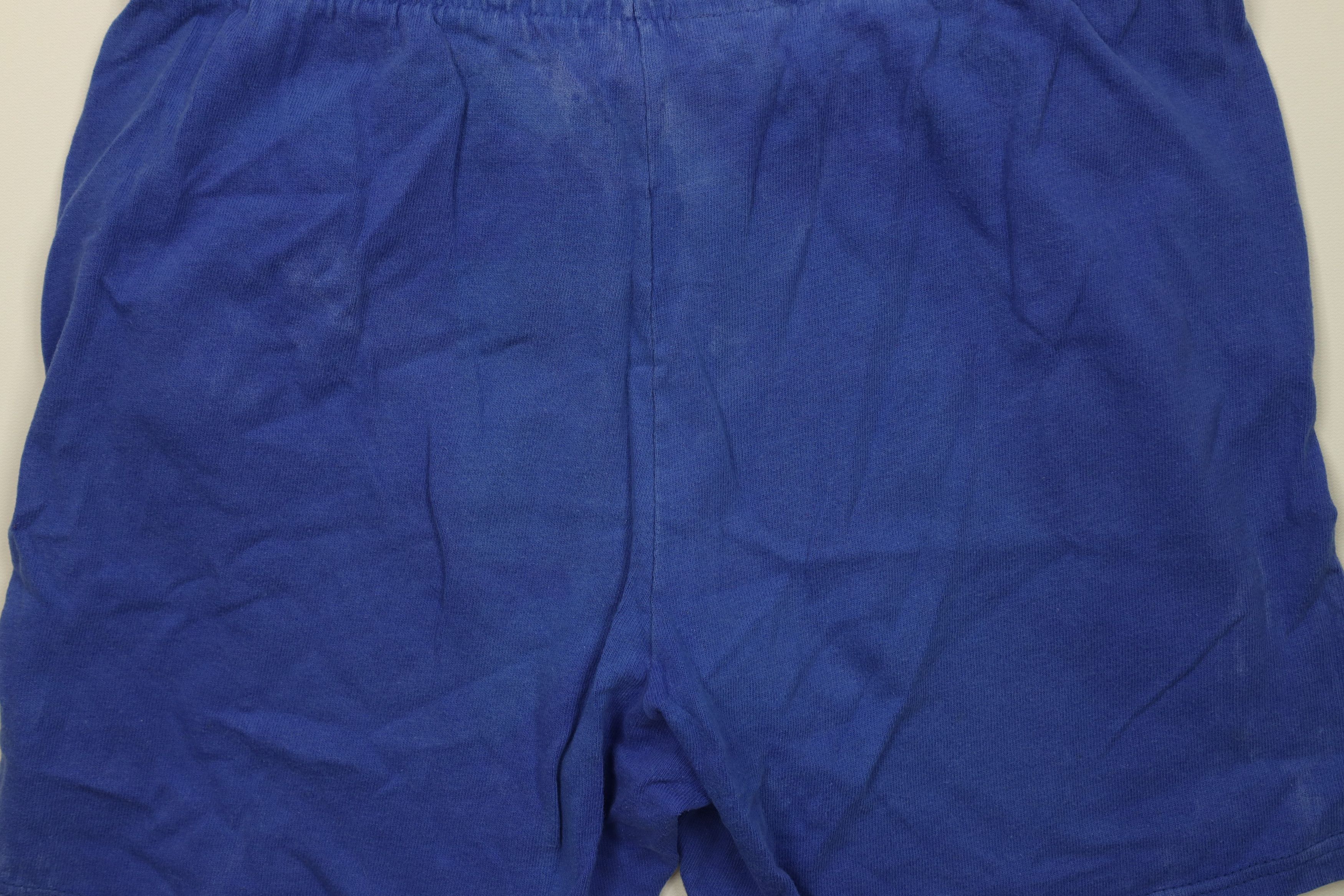 Champion Vintage 90s Champion Spell Above Knee Shorts Blue Cotton USA Size US 32 / EU 48 - 13 Thumbnail