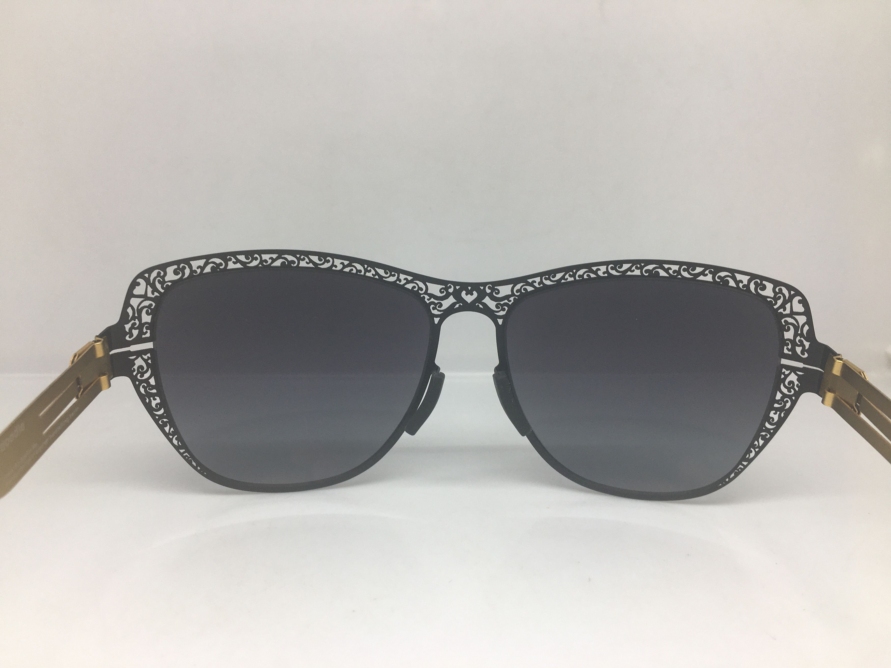 Other AC Berlin Black Alloy Oversize Sunglasses Frame Diva Size ONE SIZE - 4 Thumbnail