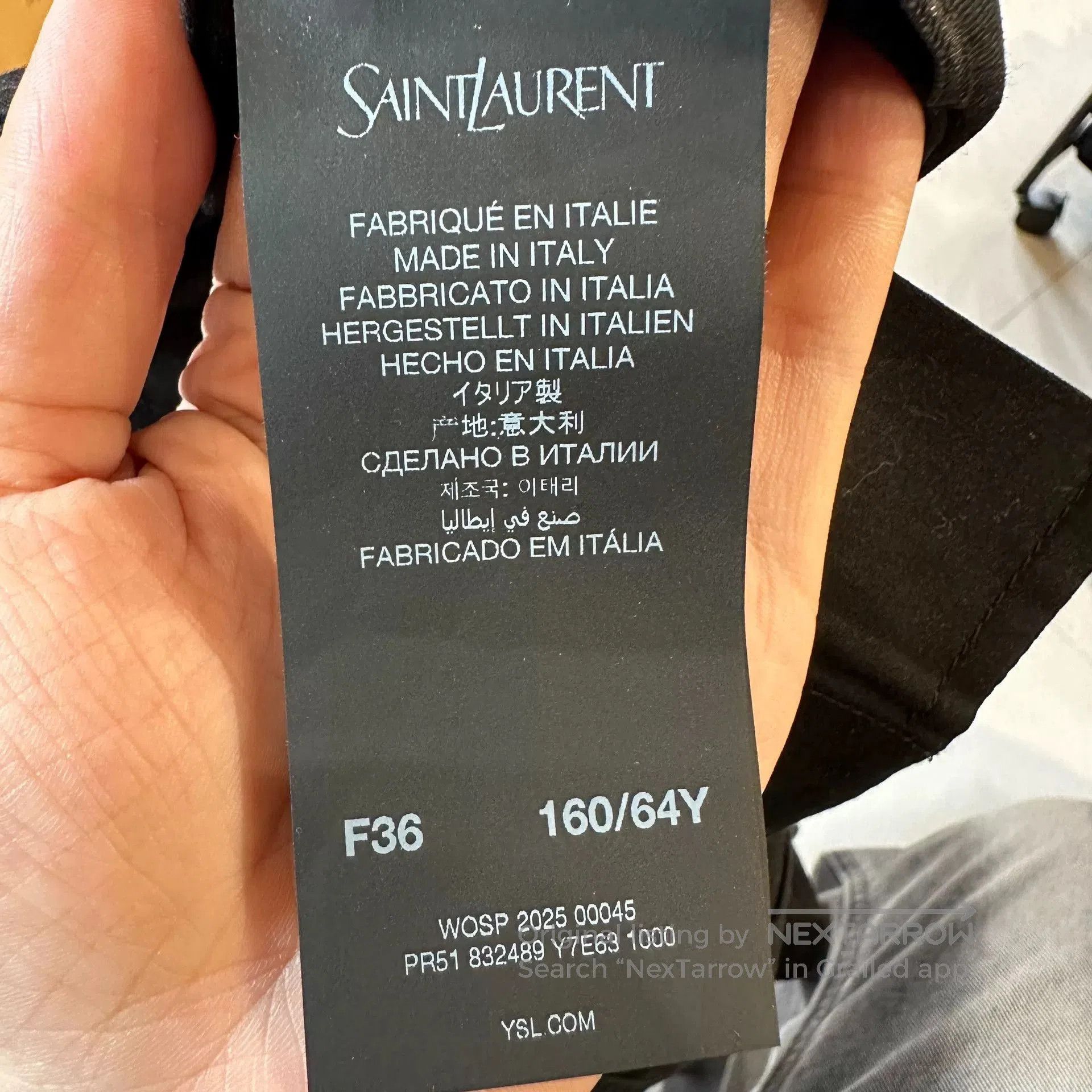 Saint Laurent Paris Saint Laurent High. Size 35" - 4 Thumbnail