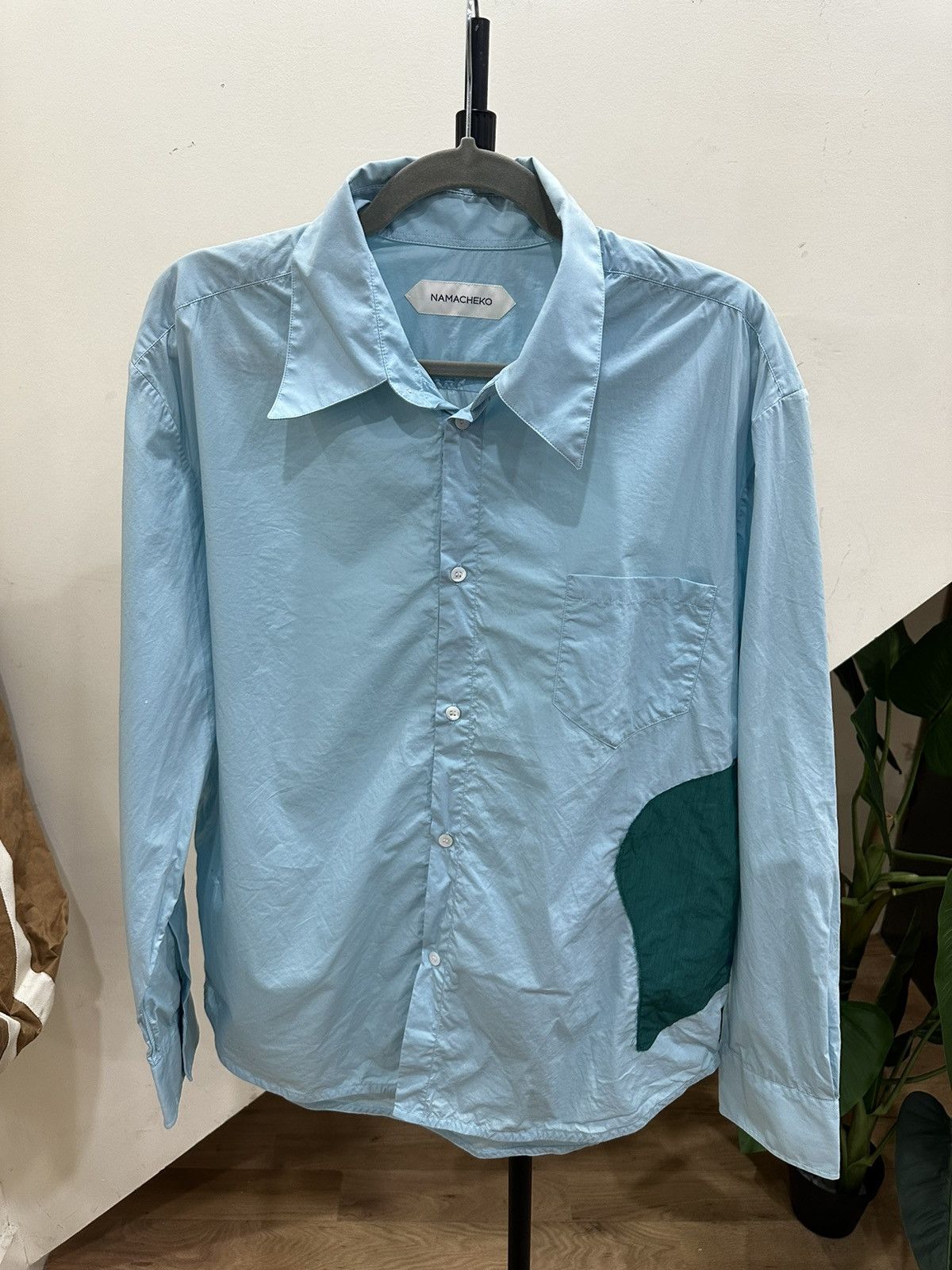 image of Namacheko Button Up in Blue, Men's (Size XL)