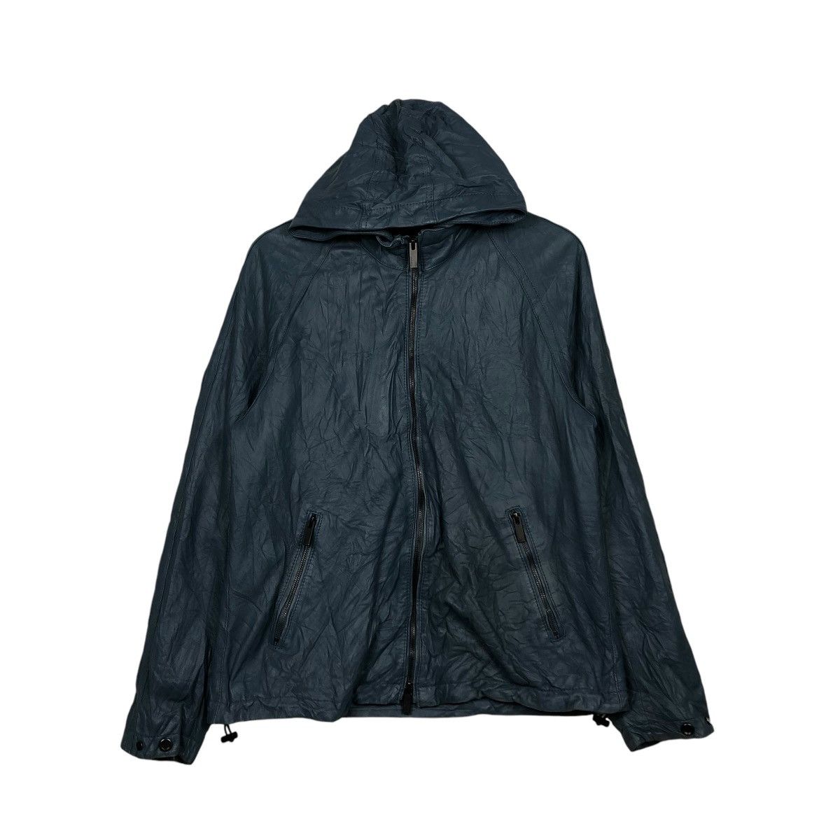 Japanese Brand 🔥VINTAGE LEATHER BIKER JACKET JOSEPH HOMME ISSEY MIYAKE Size US M / EU 48-50 / 2 - 3 Thumbnail