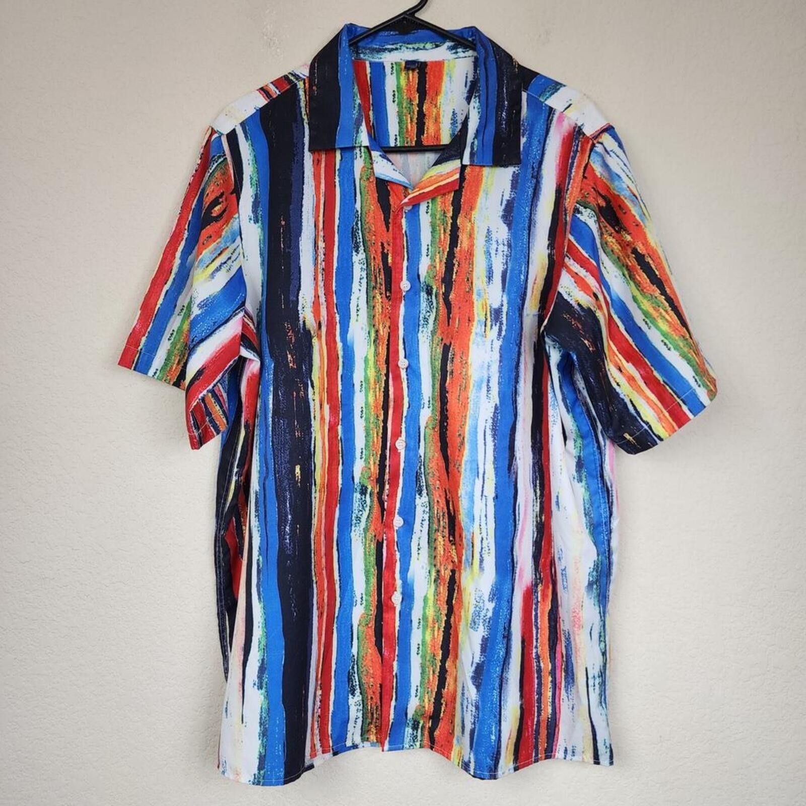Other Large Design in Italy Multicolor Shirt Size US L / EU 52-54 / 3 - 1 Thumbnail