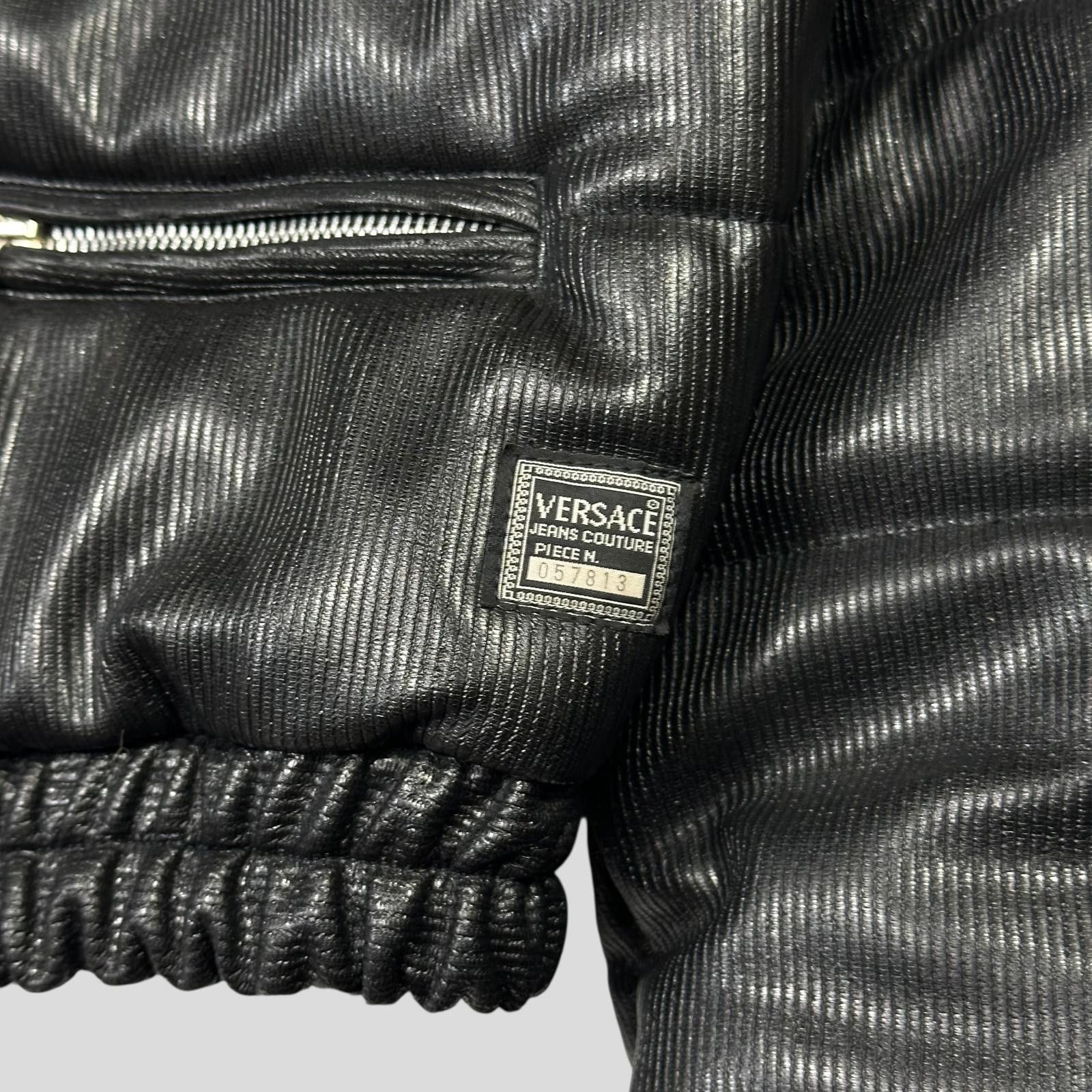Versace Versace VJC 90’s Liquid Silk Ribbed Cropped Puffer - S/M Size M / US 6-8 / IT 42-44 - 3 Thumbnail