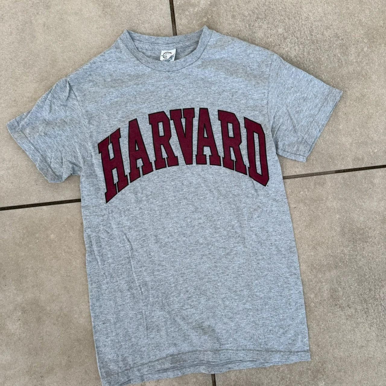 Vintage Harvard Vintage 90s College T shirt Spellout Grey Size US S / EU 44-46 / 1 - 4 Thumbnail