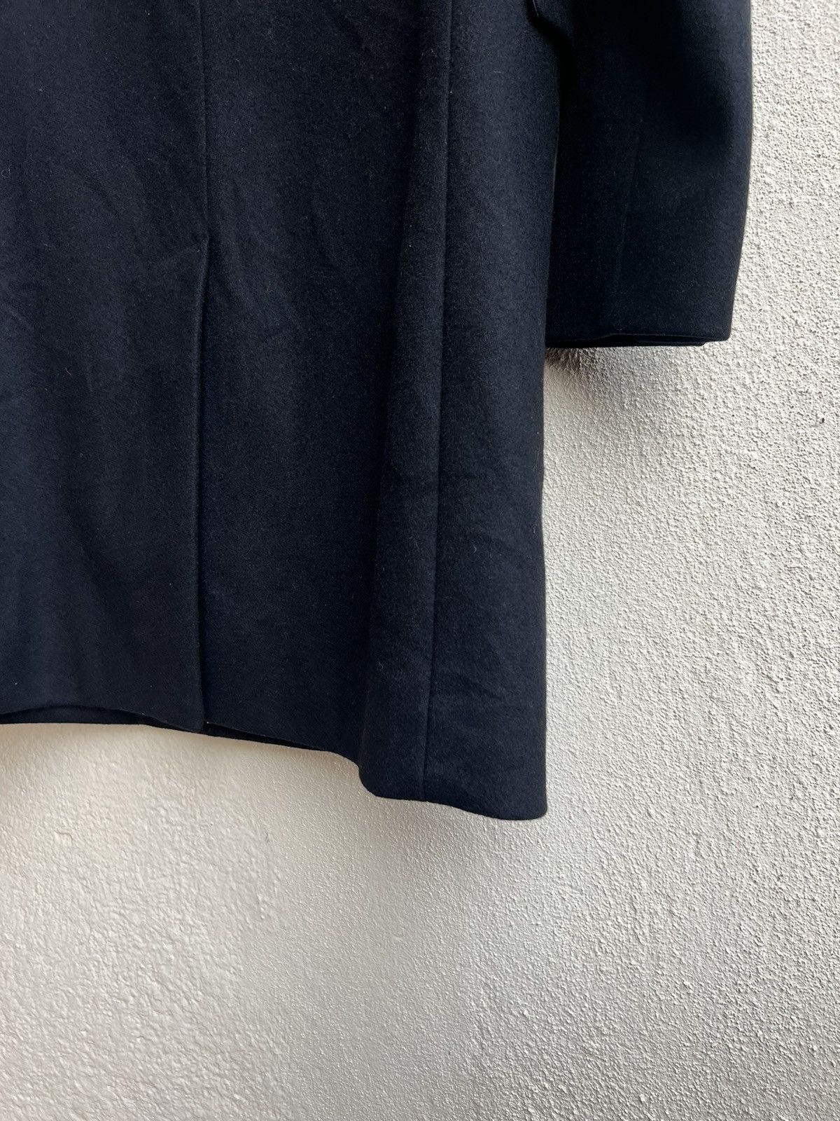 A.P.C. RARE! Archive 1998 A.P.C. France Black Wool Overcoat Jacket Size US S / EU 44-46 / 1 - 12 Thumbnail