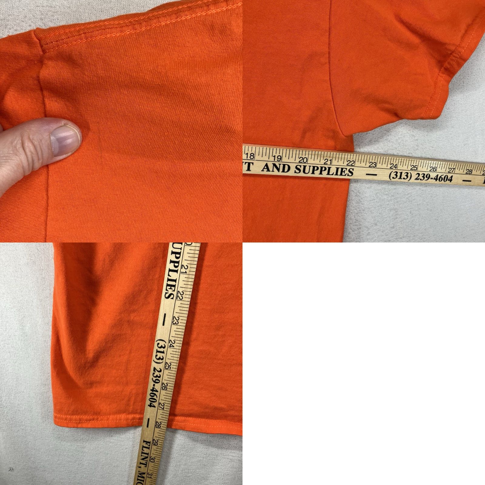 Gildan VINTAGE Gildan Halloween Pumpkin Shirt Mens Large Orange T-Shirt Crew Neck Short Sleeve Graphic Print 2000s Party Retro Jack O'Lantern Size US L / EU 52-54 / 3 - 9 Thumbnail