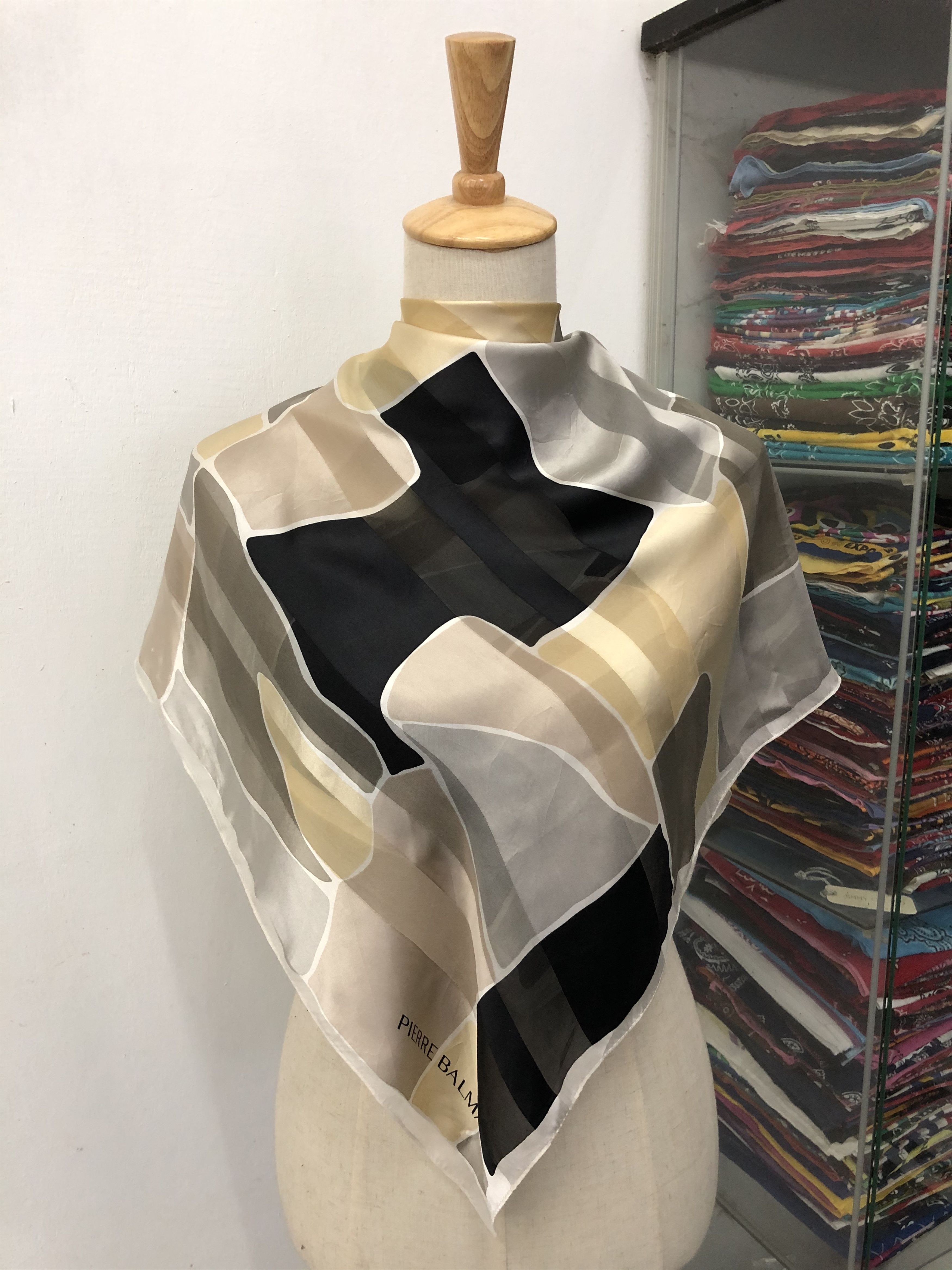 Pierre Balmain Vintage Pierre Balmain Silk Scarf Size ONE SIZE - 1 Thumbnail