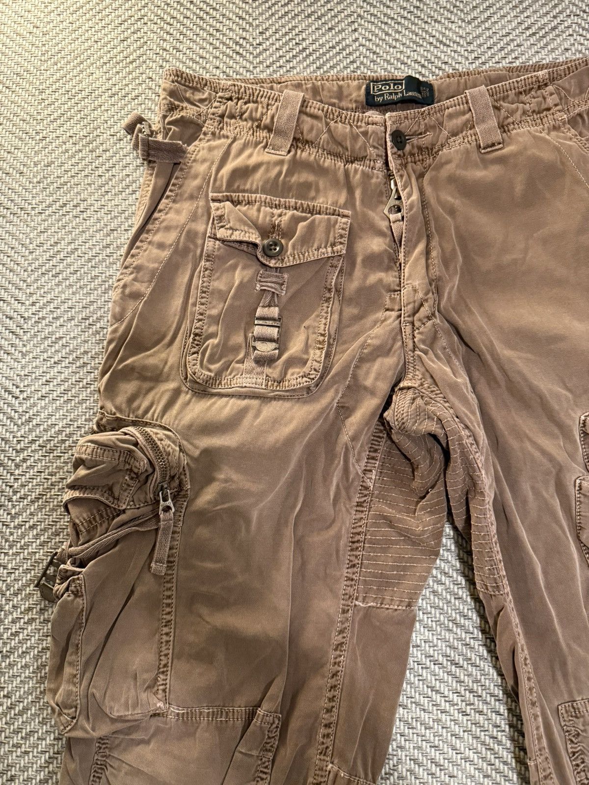 Ralph Lauren RALPH LAUREN CLASSIC CARGO PANTS PARACHUTE BOMBER PANTS Size US 32 / EU 48 - 2 Thumbnail