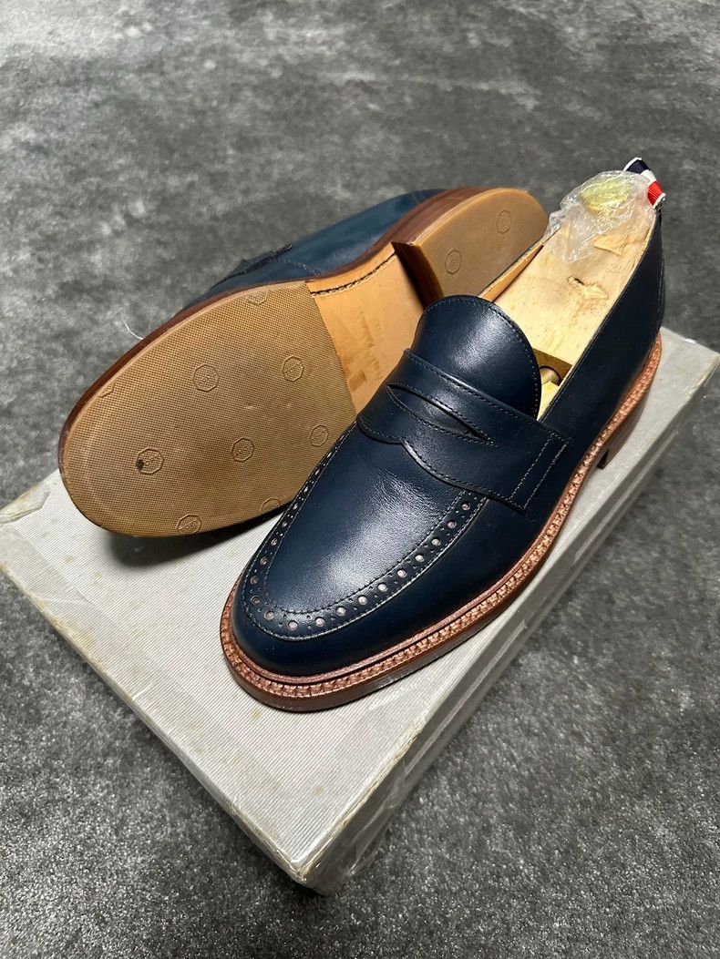 Thom Browne Thom Browne Classic Tibetan blue Leesey shoes Size US 9 / EU 42 - 1 Thumbnail