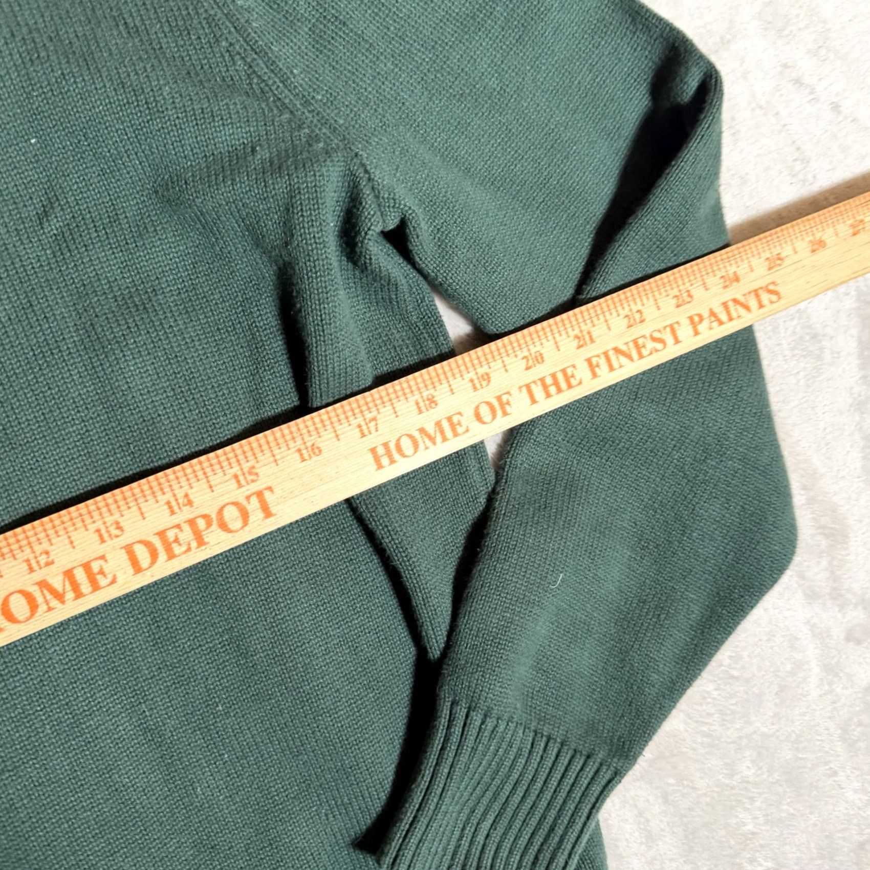 J.Crew J.CREW Sweater Mens Medium Green Roll Neck Crew Neck Cotton Knit Logo Accent Pullover Modern Classic Size US M / EU 48-50 / 2 - 7 Thumbnail