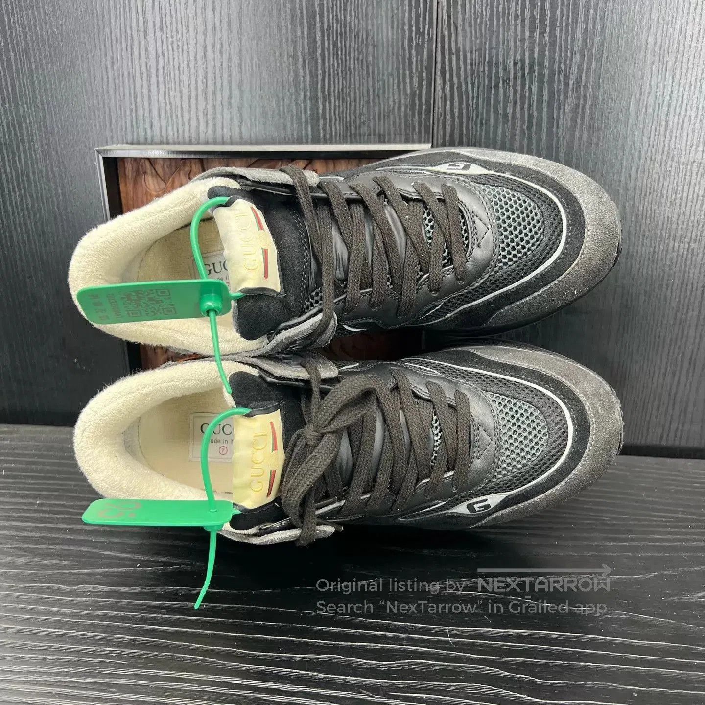 Gucci Black Lowtop Sneakers Size 8. Size US 8 / EU 41 - 6 Thumbnail