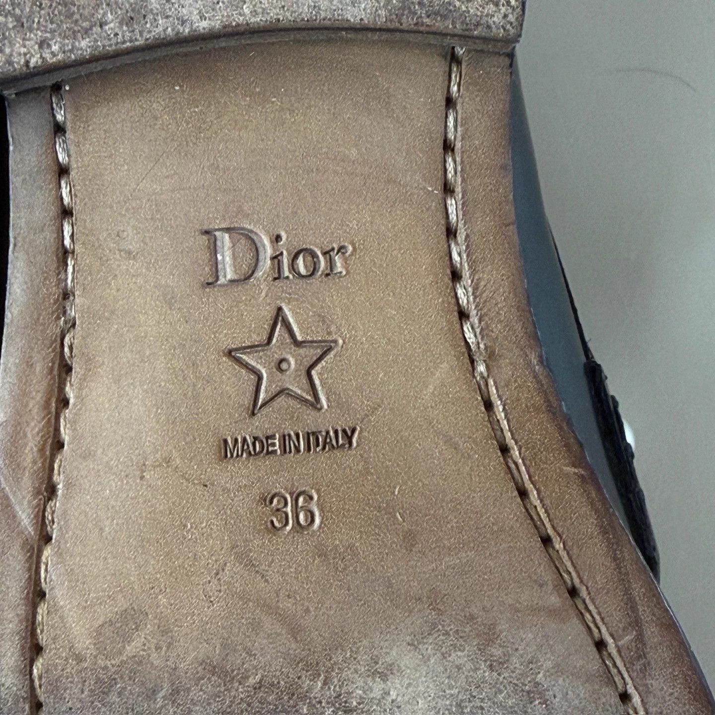 Dior Dior black & white pearl loafer 36 95 New Size US 5 / IT 35 - 7 Thumbnail