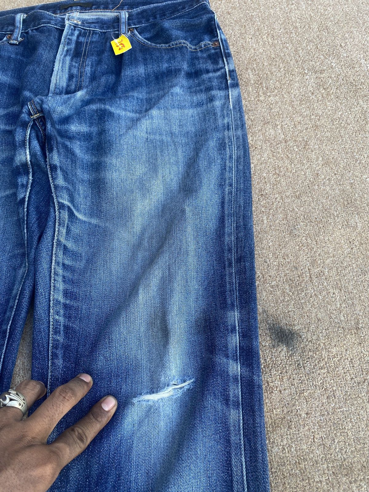 Jun Takahashi × Uniqlo Vintage uniqlo regular cut denim Size US 35 - 12 Thumbnail