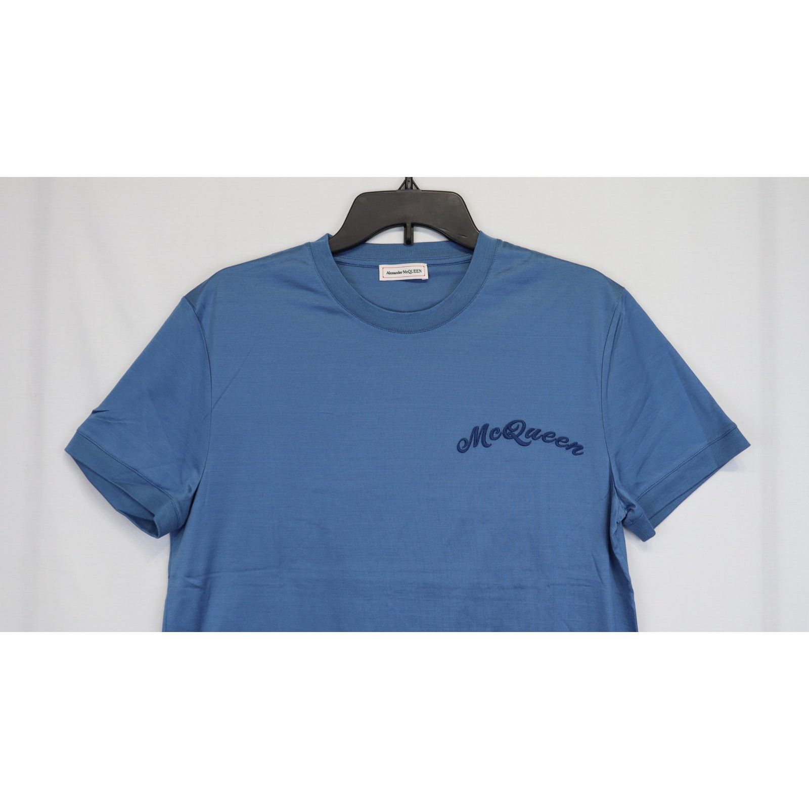 Alexander McQueen o1rshd1 ***Defective / T-Shirt in Blue Size US S / EU 44-46 / 1 - 5 Thumbnail