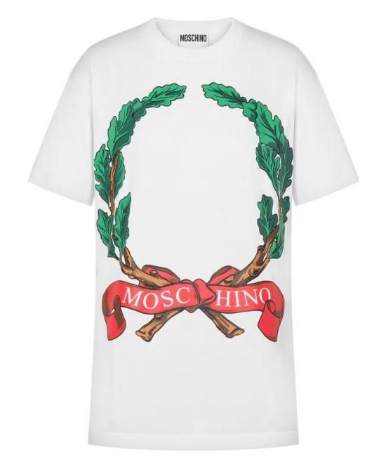 Moschino MOSCHINO Men T-Shirts 251ZZ07210241 1001 White Size US M / EU 48-50 / 2 - 1 Thumbnail
