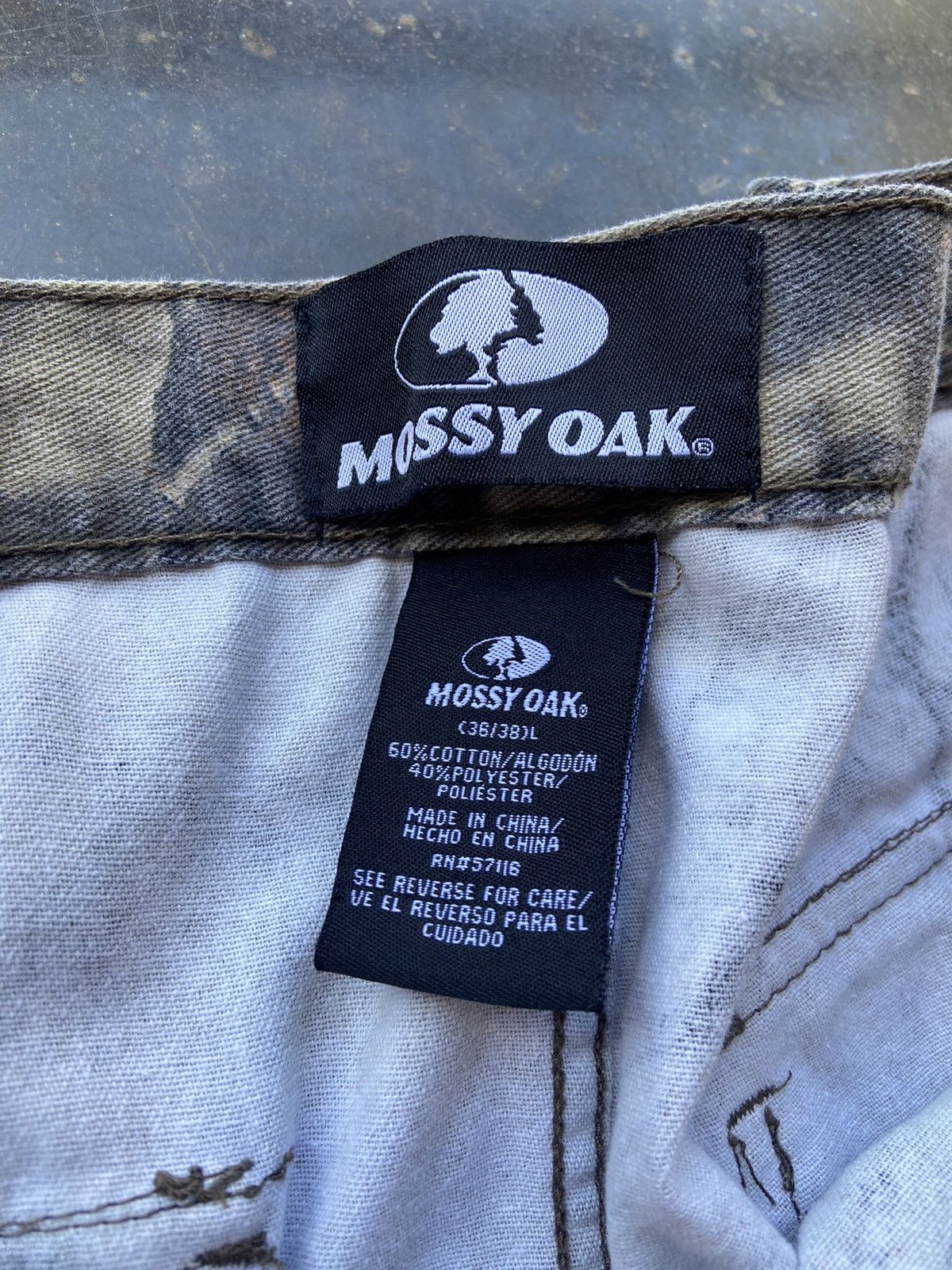 Mossy Oaks Crazy Vintage Baggy Y2K Mossy Oaks Cargo Pants 38x32 Size US 38 / EU 54 - 4 Thumbnail