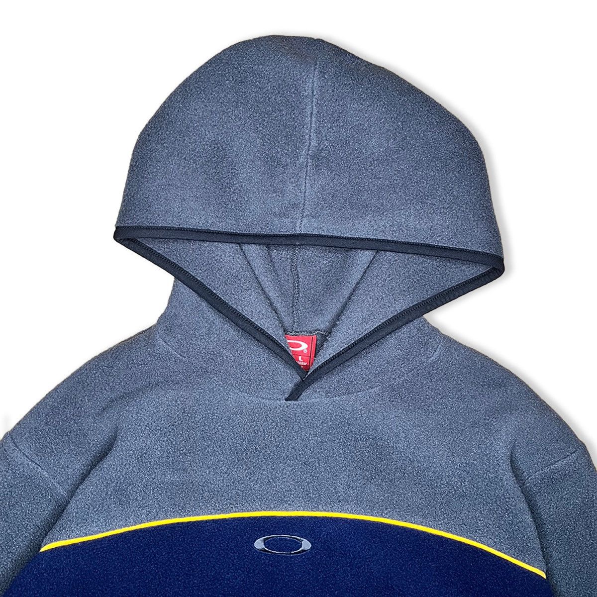 Oakley Vintage 00’s Oakley Panelled Hooded Fleece Size US M / EU 48-50 / 2 - 6 Thumbnail