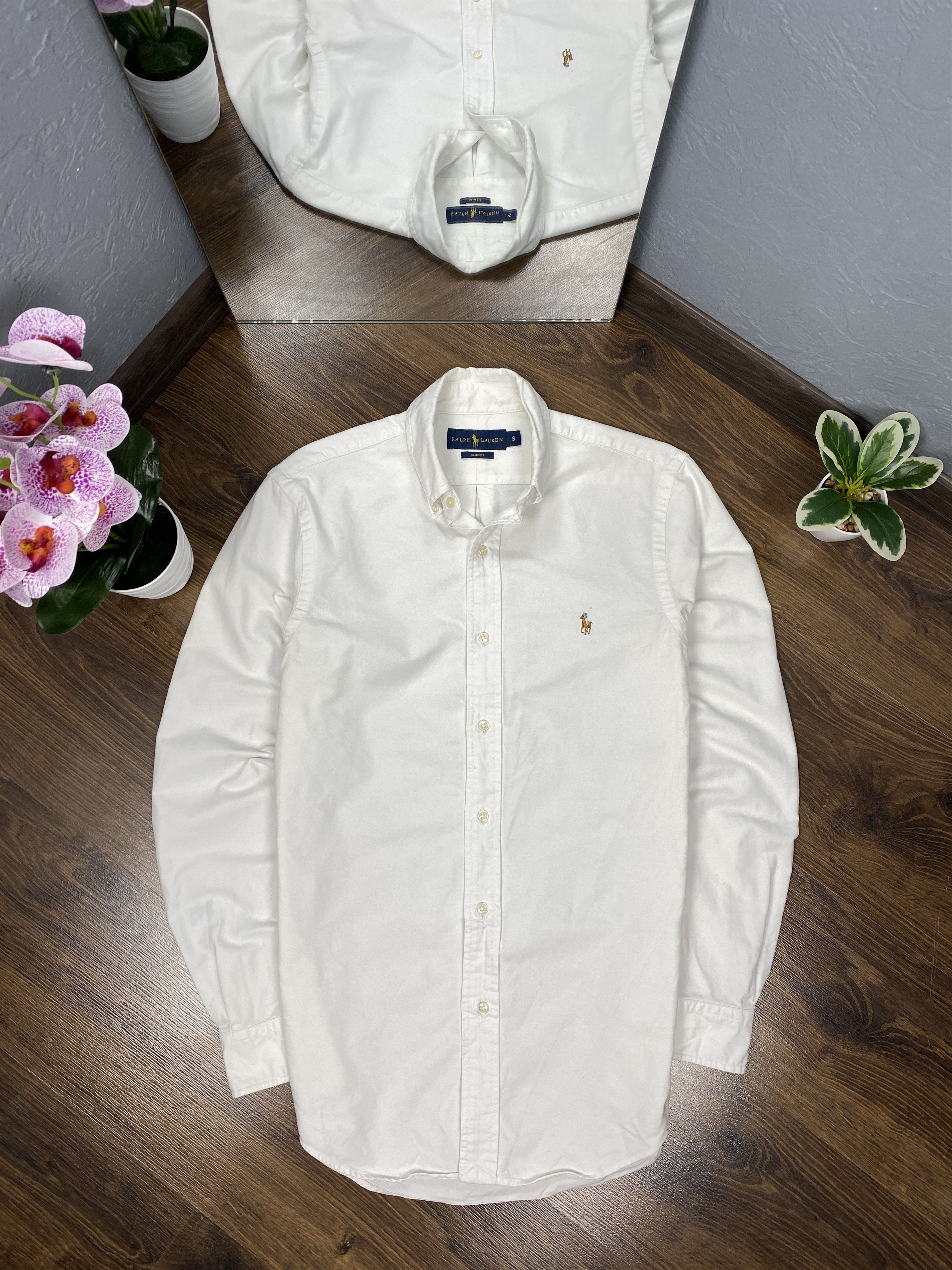 Polo Ralph Lauren Polo Ralph Lauren vintage white long sleeve shirt Size US S / EU 44-46 / 1 - 1 Thumbnail