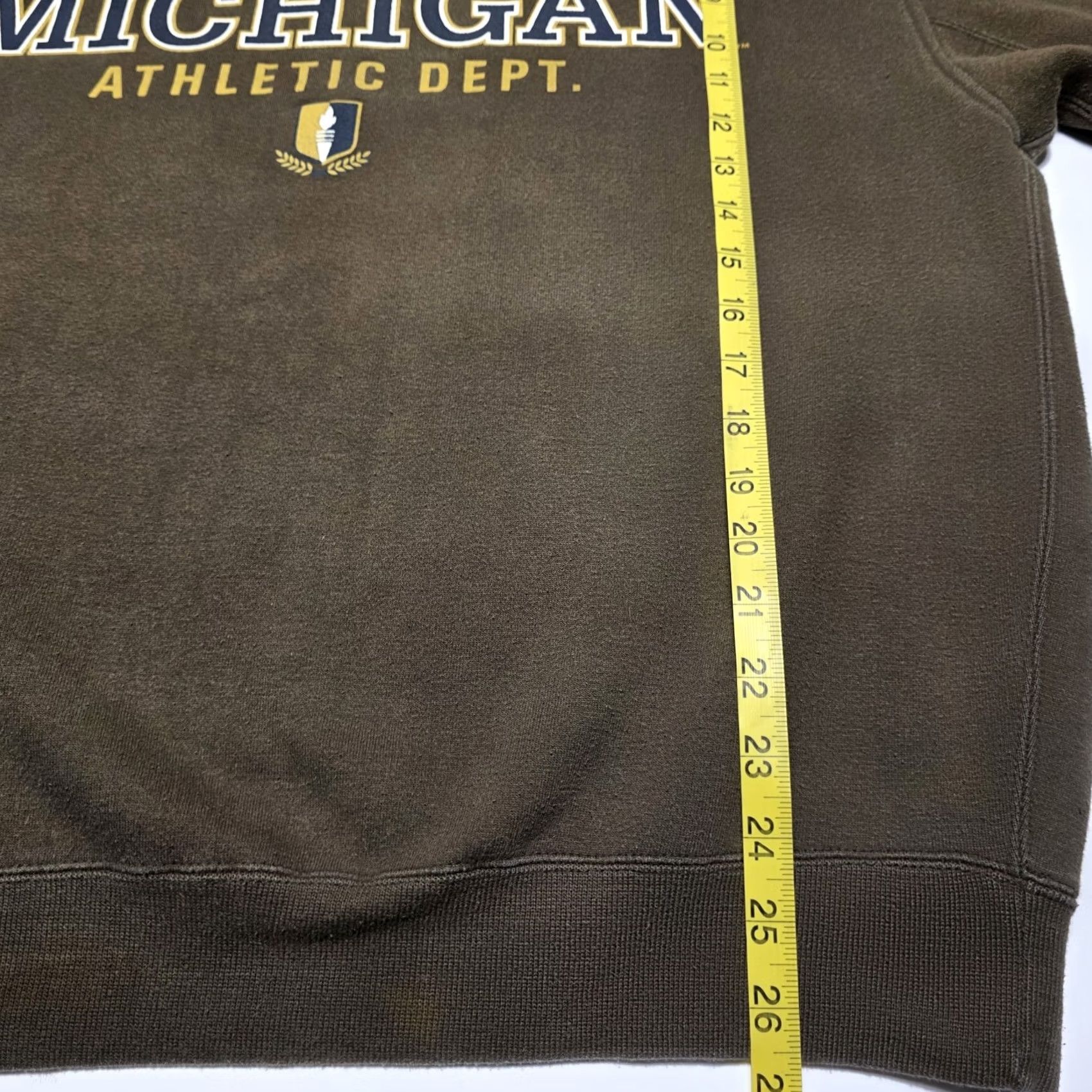 Vintage VINTAGE Michigan Wolverines Galt Sand Men's Sweatshirt Medium Heavyweight 90's Size US XL / EU 56 / 4 - 6 Thumbnail