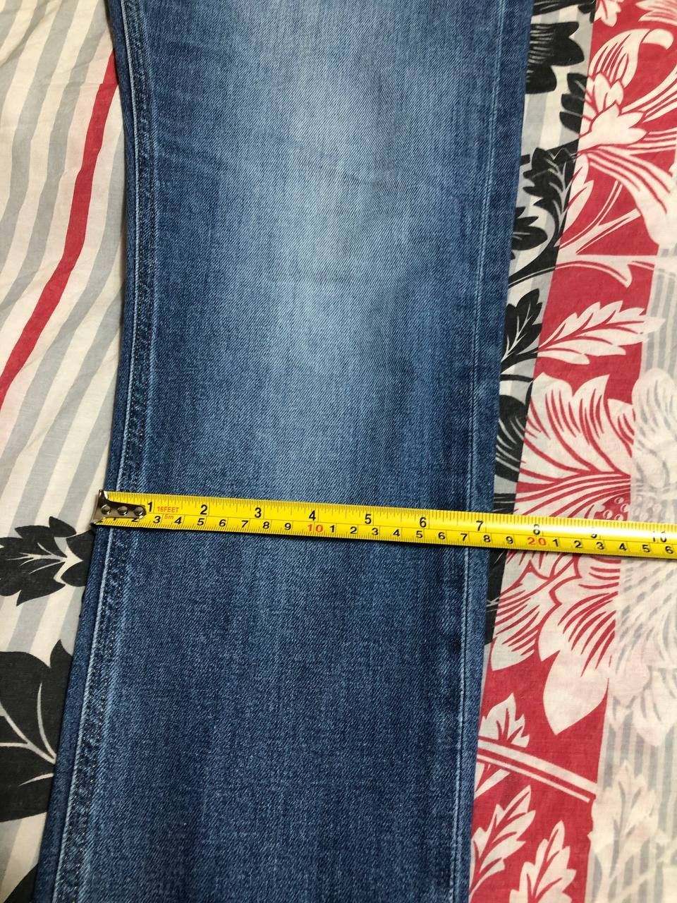 Hugo Boss × Japanese Brand Crazy Crash Dirty Baggy Faded Jean Japan Avant Garde Style Size US 32 / EU 48 - 4 Thumbnail