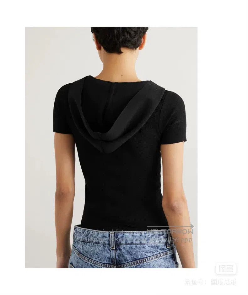 Alaia Alaia Women's short-sleeved hooded top Size S / US 4 / IT 40 - 6 Thumbnail