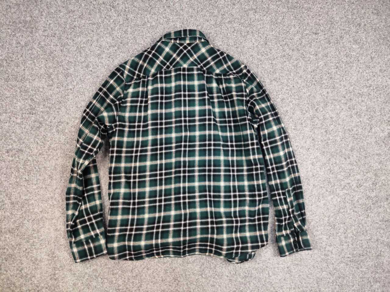 Flannel Vintage 90's Flannel Checkered Dark Shirt Travis Scott Style Size US M / EU 48-50 / 2 - 10 Thumbnail