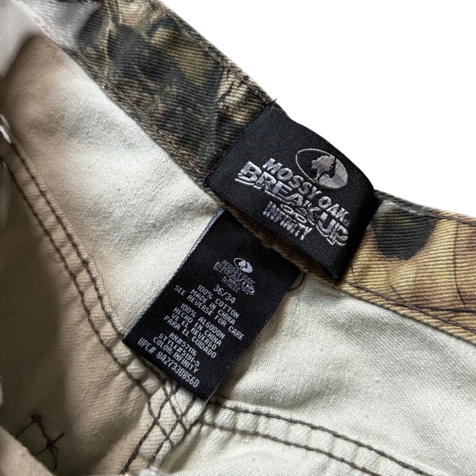 Mossy Oaks 2000s Y2K Mossy Oak Camo Pants Size US 35 - 3 Thumbnail