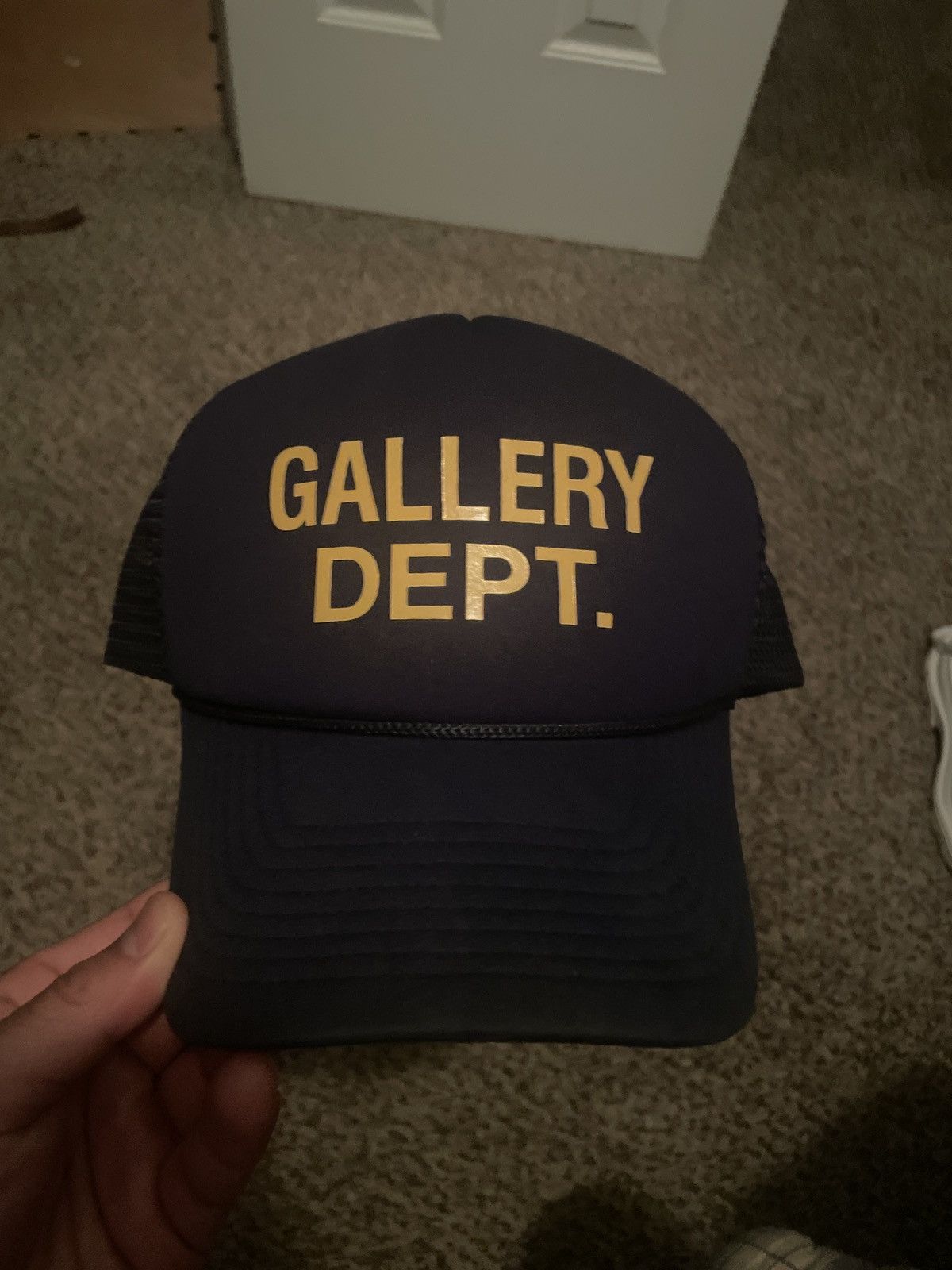 image of Gallery Dept Trucker Hat in Navy, Men's