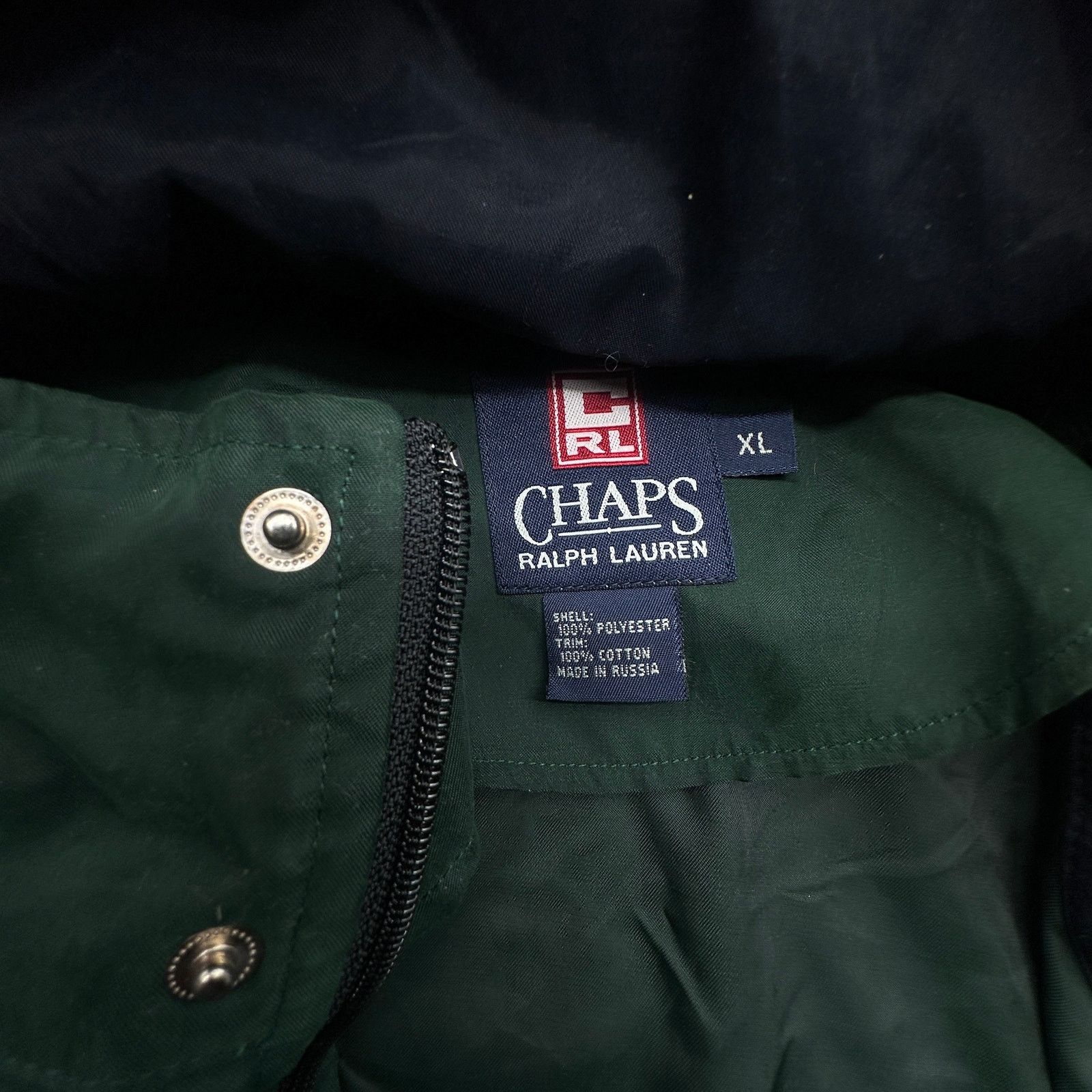 Chaps Ralph Lauren VTG Chaps Ralph Lauren Anorak Jacket Windbreaker XL Hooded Size US XL / EU 56 / 4 - 3 Thumbnail