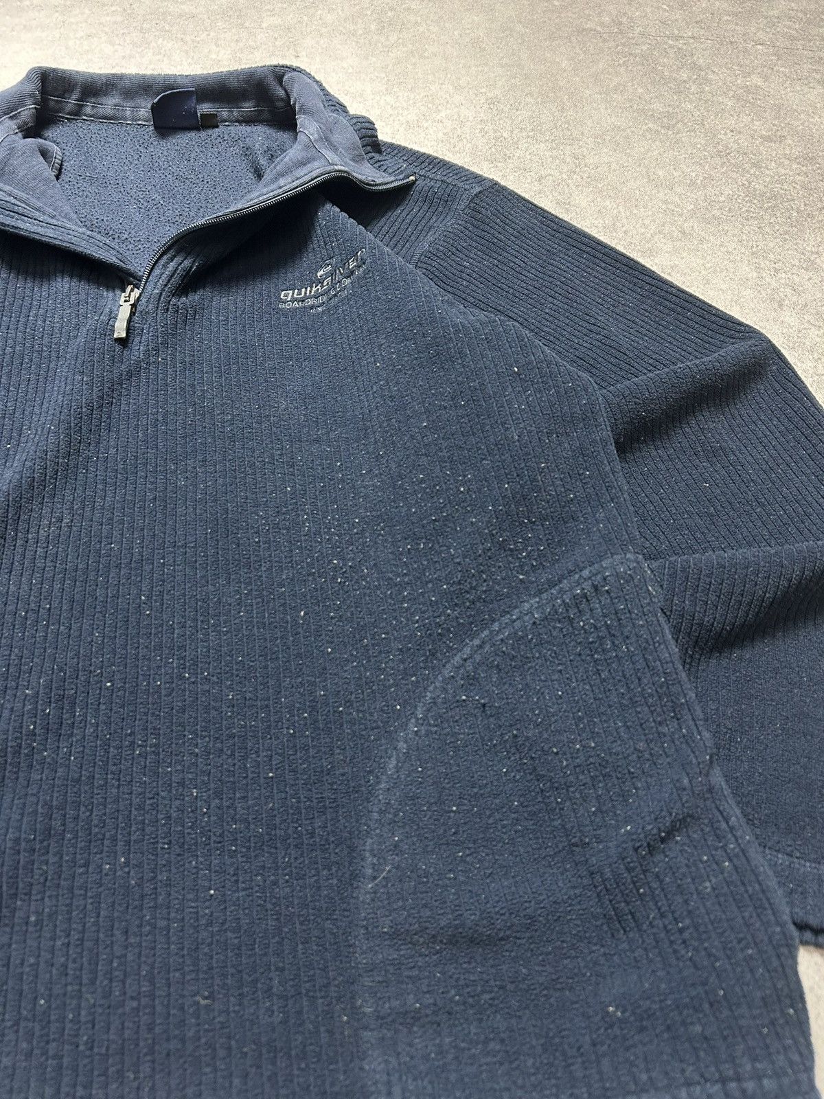 Quiksilver Vintage 90’s Quiksilver Logo Surf 1/4 Zip Fleece Sweatshirt Size US L / EU 52-54 / 3 - 6 Thumbnail