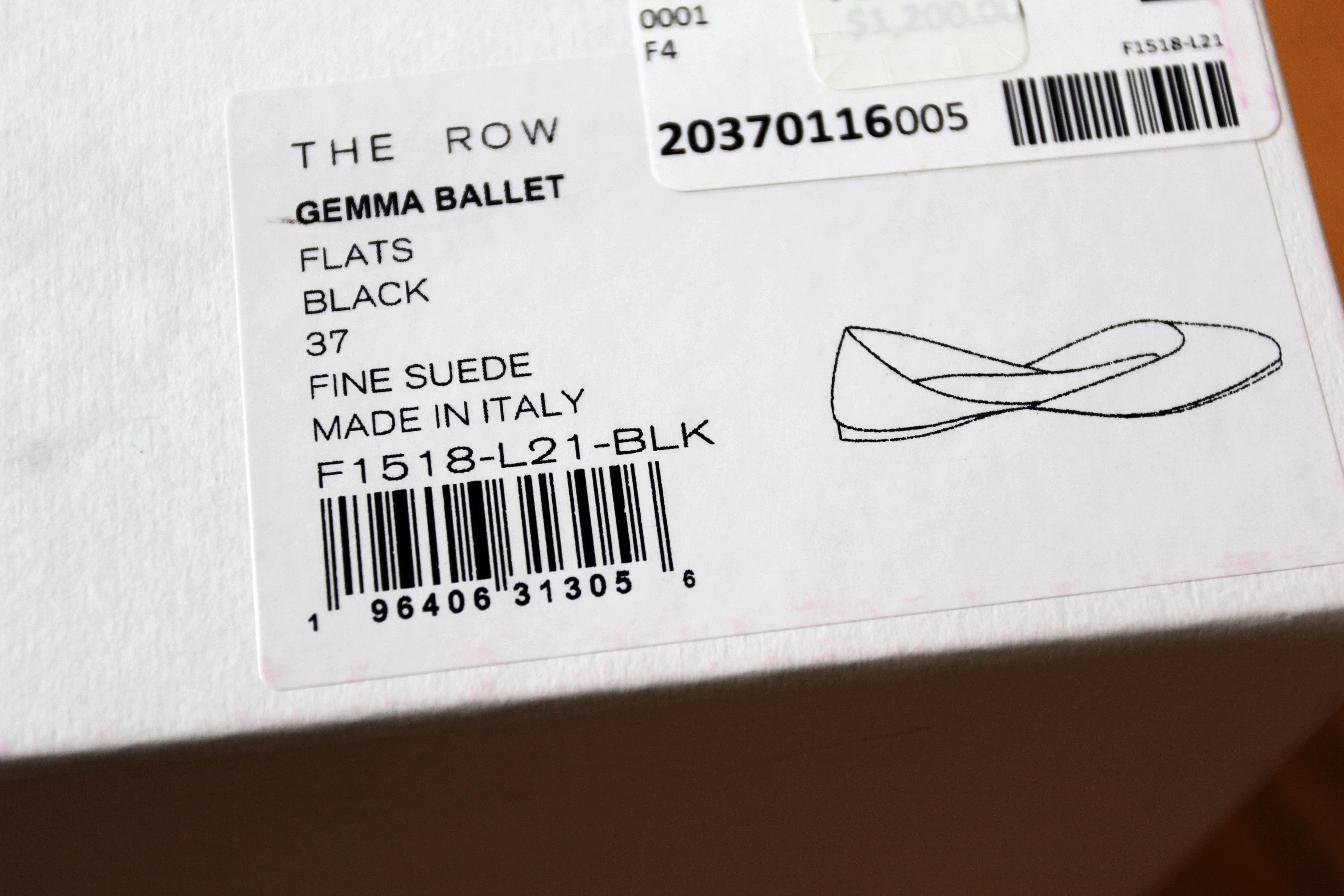 The Row BNWT AW24 THE ROW GEMMA SUEDE BALLET FLATS 37 Size US 7 / IT 37 - 8 Thumbnail