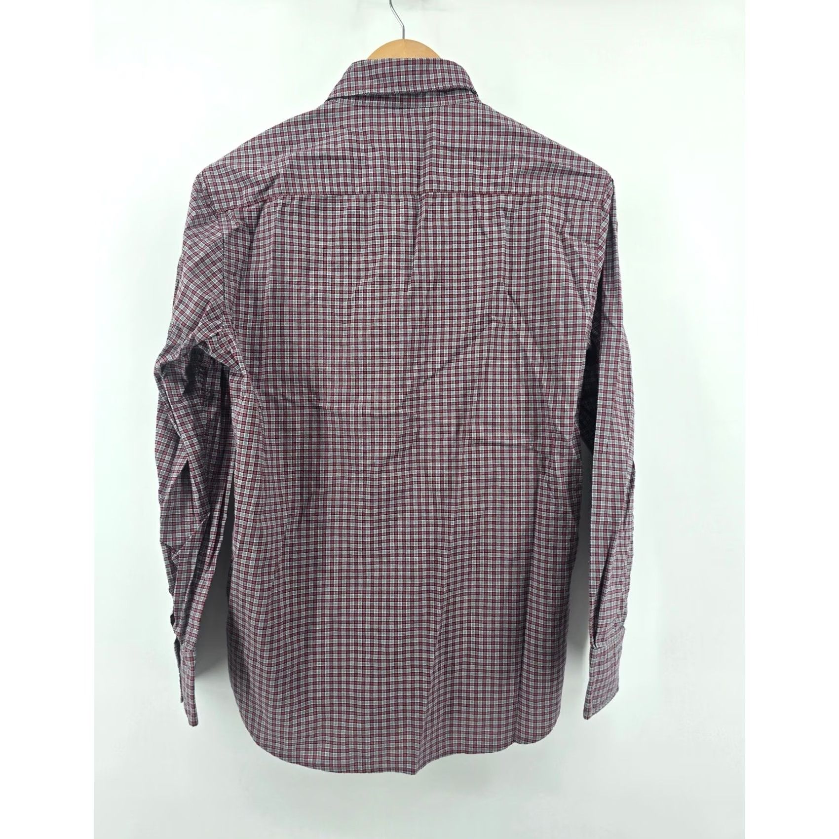 Bonobos Bonobos Button Down Shirt Mens S Red Plaid Slim Fit Short Stretch Cotton Pocket Size US S / EU 44-46 / 1 - 3 Thumbnail