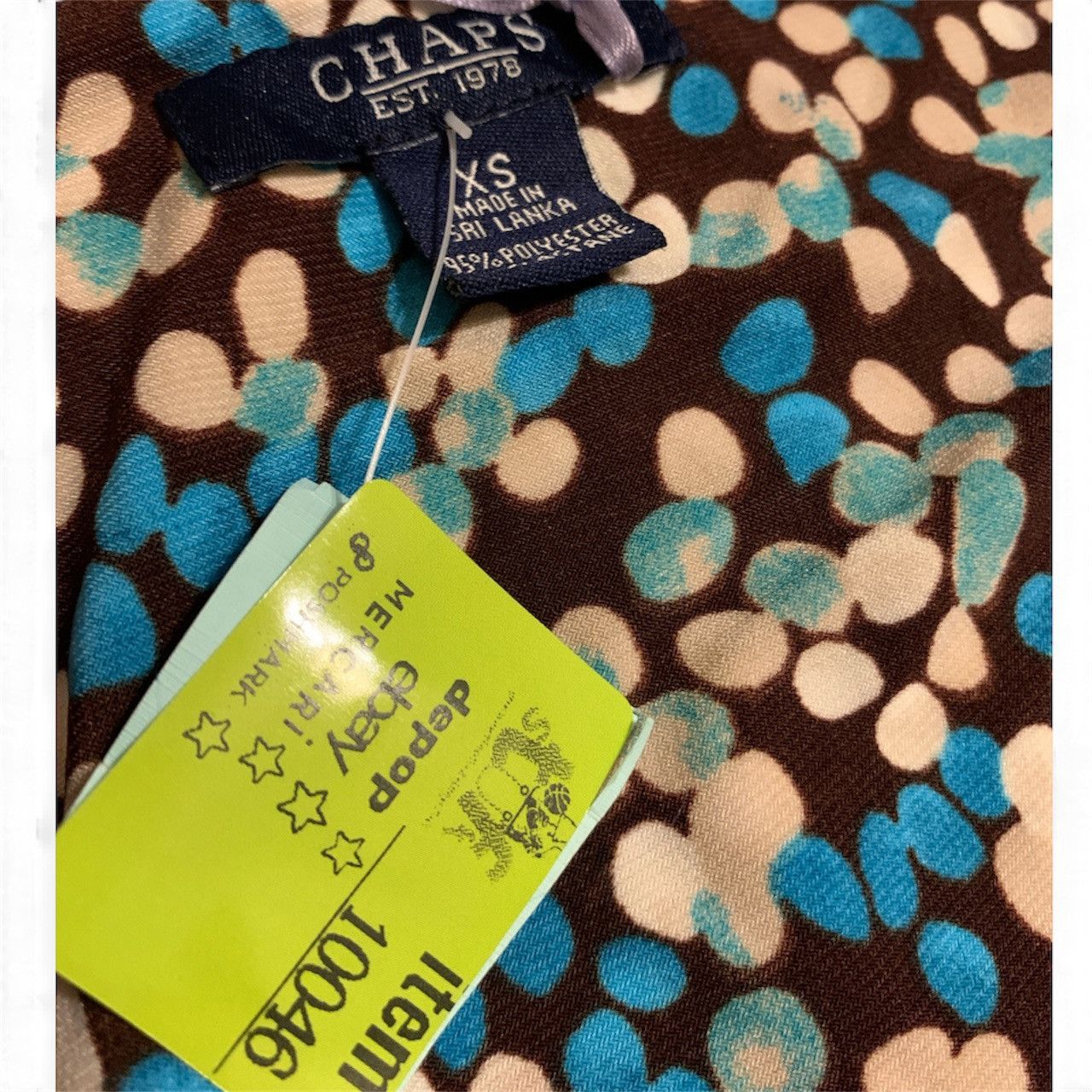 Chaps Chaps Floral Print Midi Dress (item#10046) Size XS / US 0-2 / IT 36-38 - 7 Thumbnail