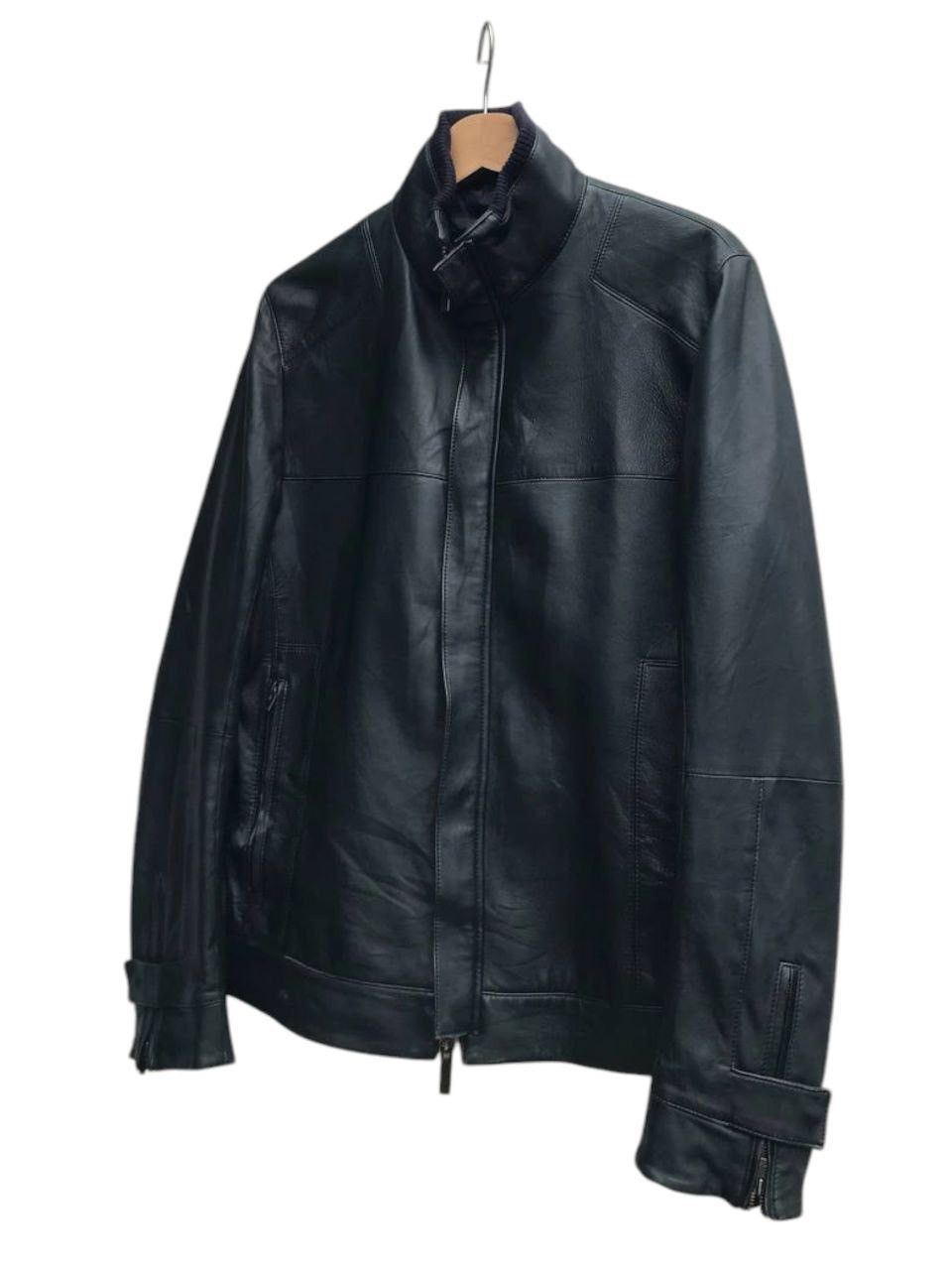 Calvin Klein × Calvin Klein 205W39NYC Vintage Calvin Klein Sheepskin Leather Jacket Size US L / EU 52-54 / 3 - 5 Thumbnail