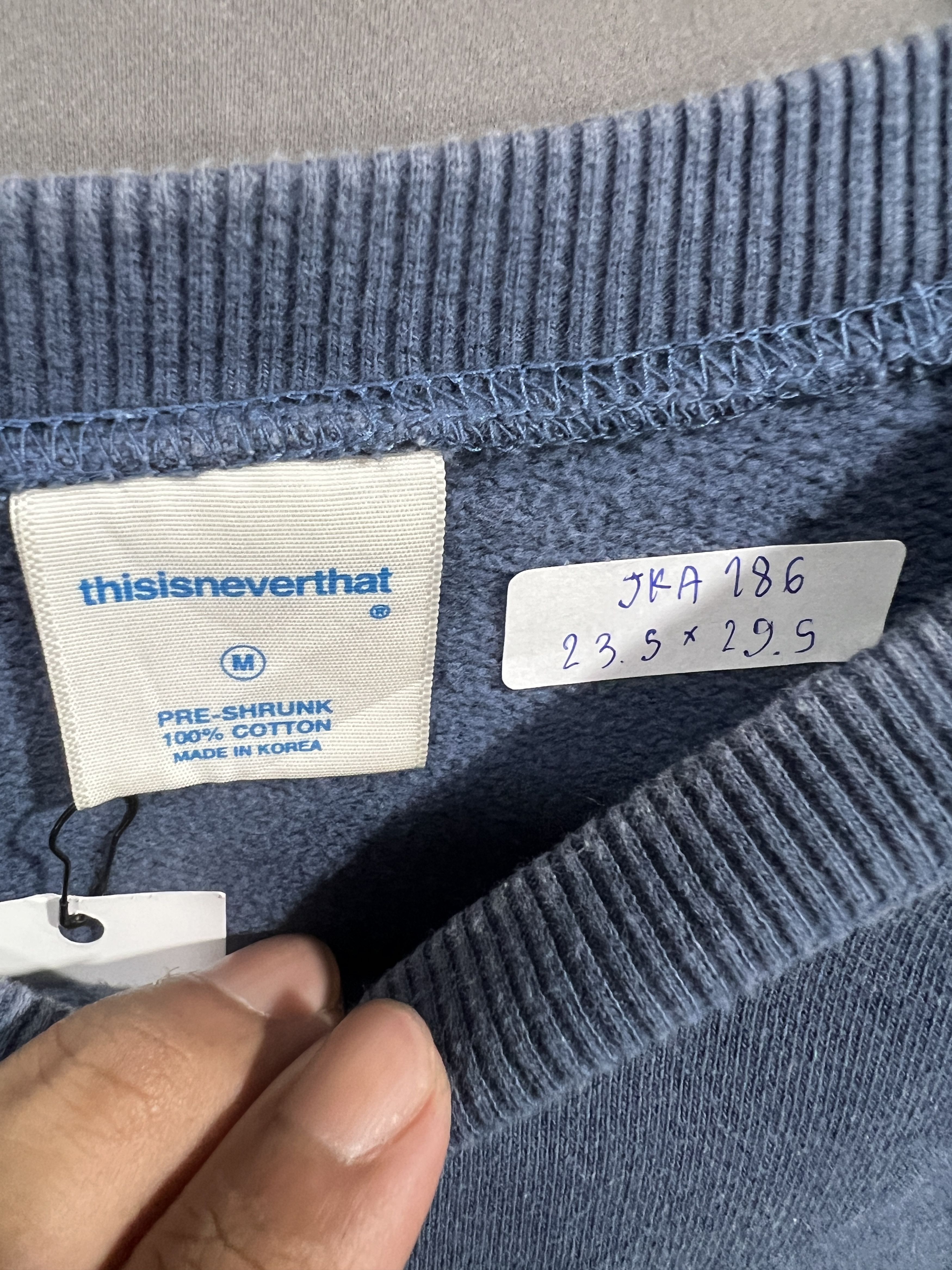 thisisneverthat Thisisneverthat Box Logo Streetwear Sweatshirt (M) JKA186 Size US M / EU 48-50 / 2 - 3 Thumbnail