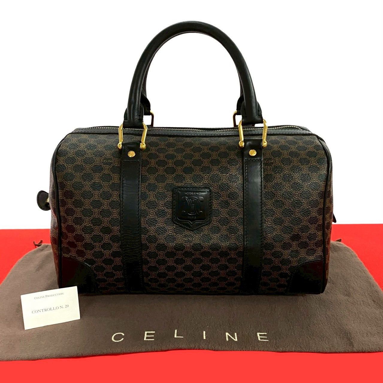 Celine Celine Handbag Black Leather Size ONE SIZE - 1 Thumbnail