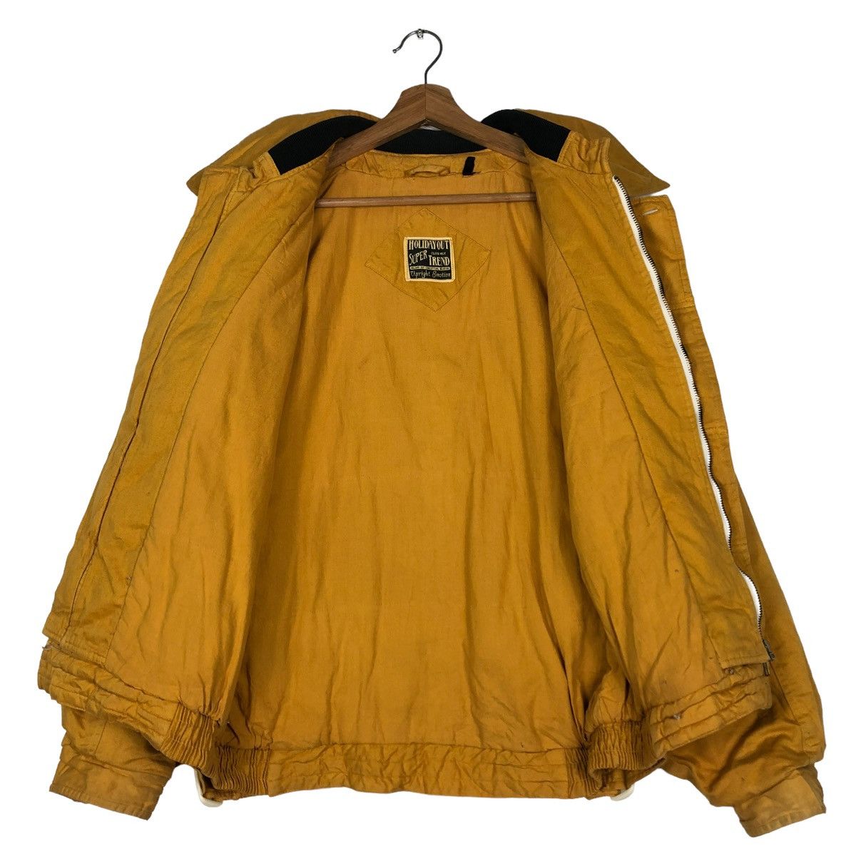 Japanese Brand 🔥VINTAGE BOMBER JACKET BIKER BONDAGE DESIGN HOLIDAYOUT Size US L / EU 52-54 / 3 - 13 Thumbnail
