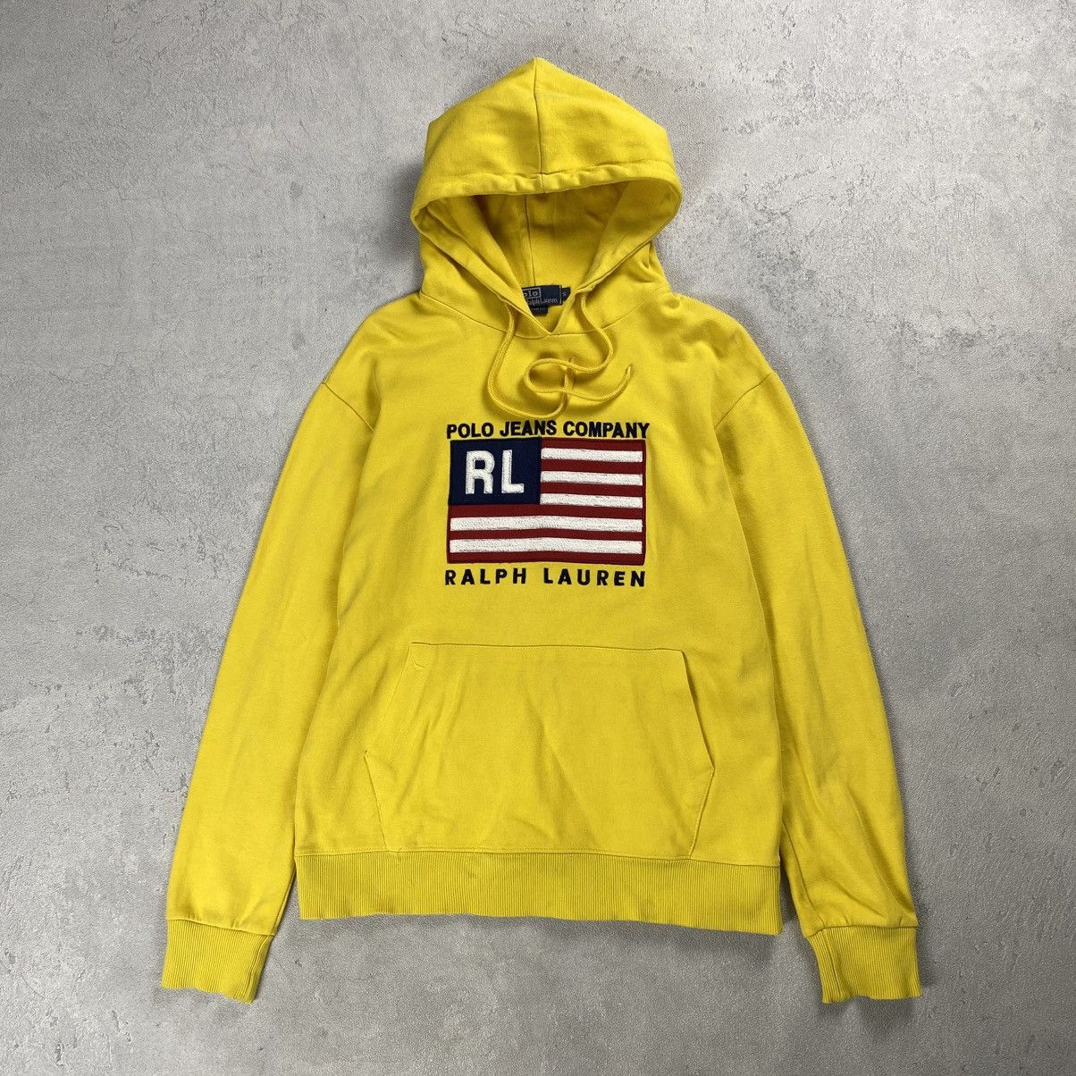 Ralph Lauren Vintage Polo Ralph Lauren Embroidered RL USA Flag Hoodie Size US S / EU 44-46 / 1 - 1 Thumbnail