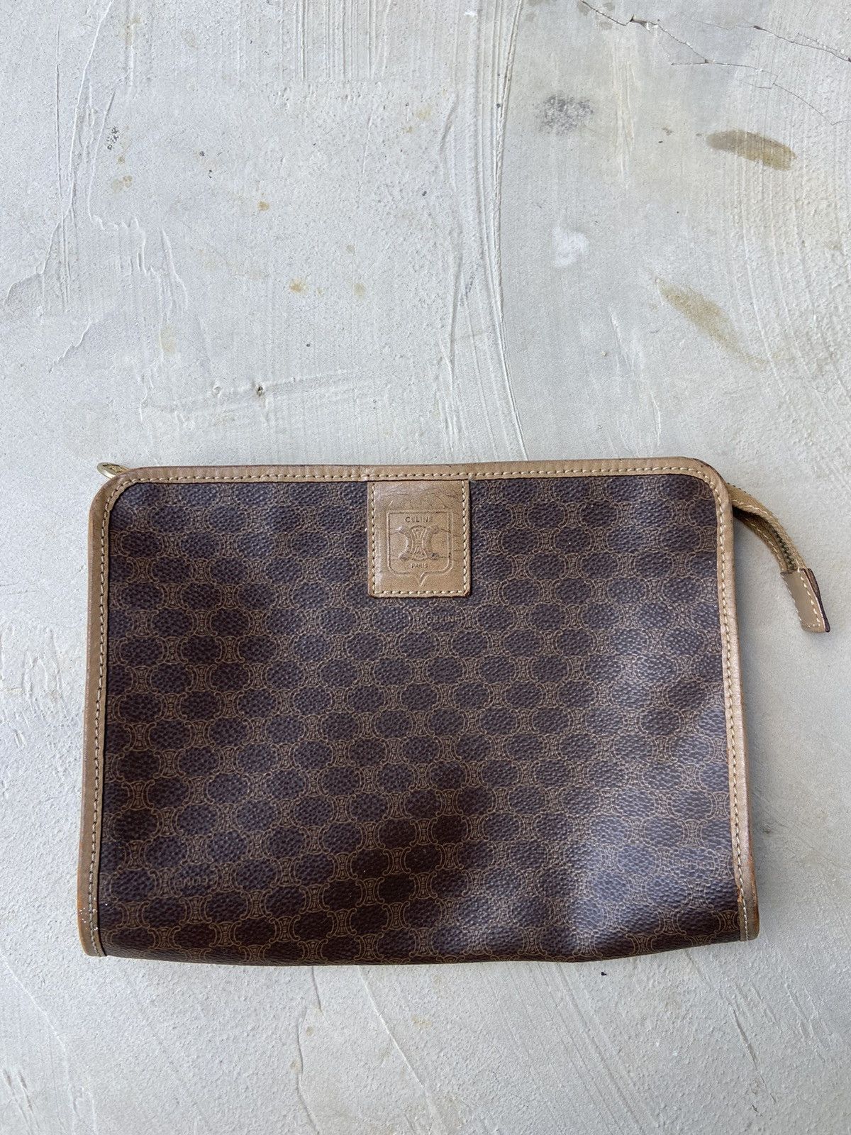 Celine × Designer Auth Celine Macadam clutch Bag Size ONE SIZE - 2 Thumbnail